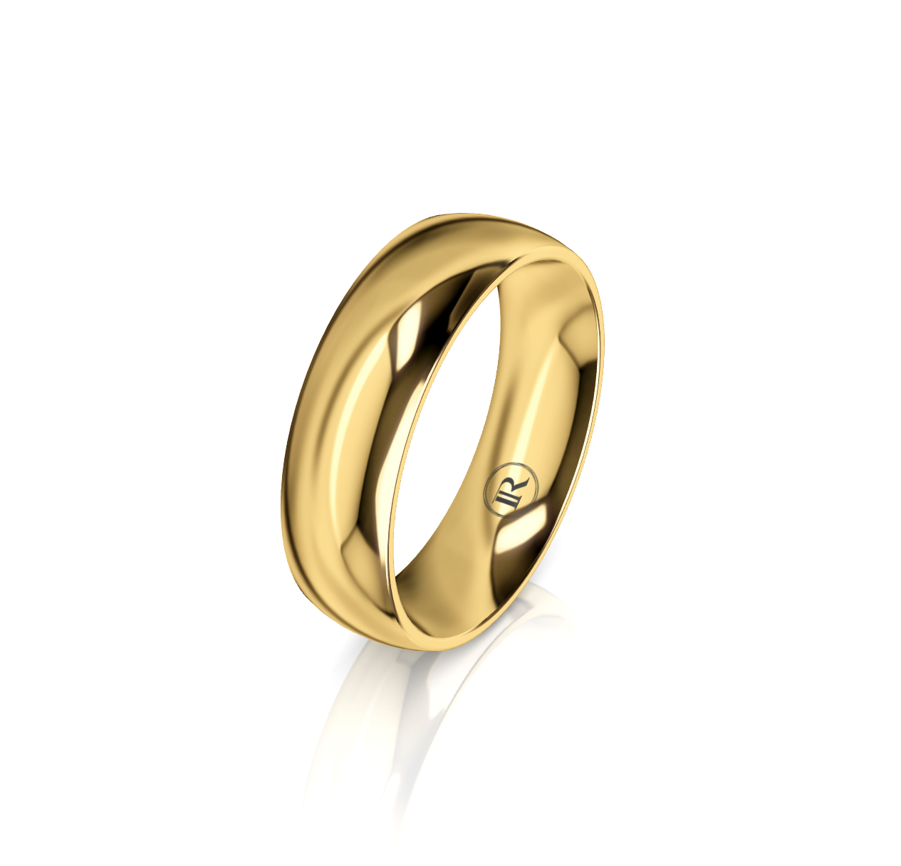 9ct Yellow Gold Round Profile Wedding Ring