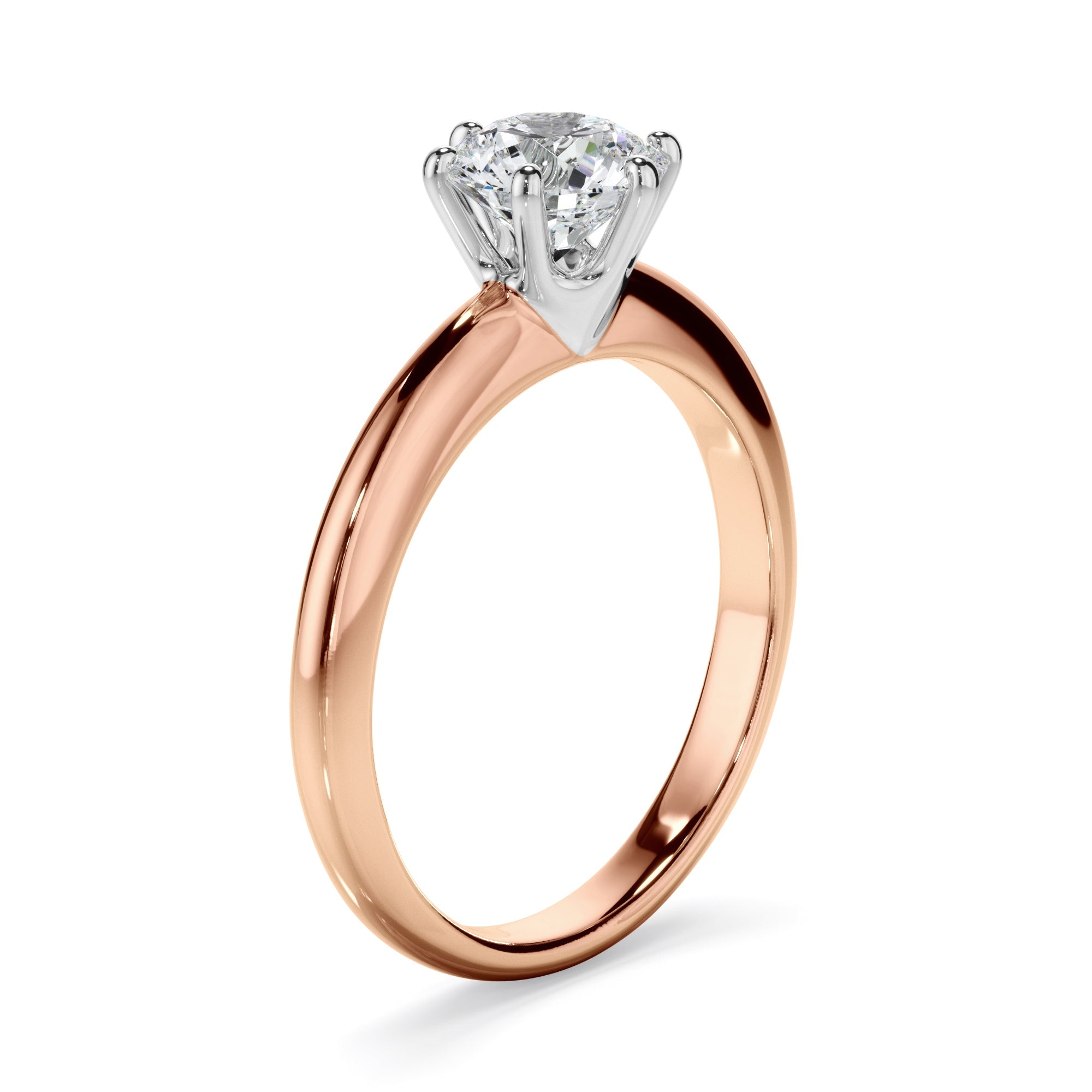 1ct Round Brilliant Cut Laboratory-Grown Diamond Engagement Ring