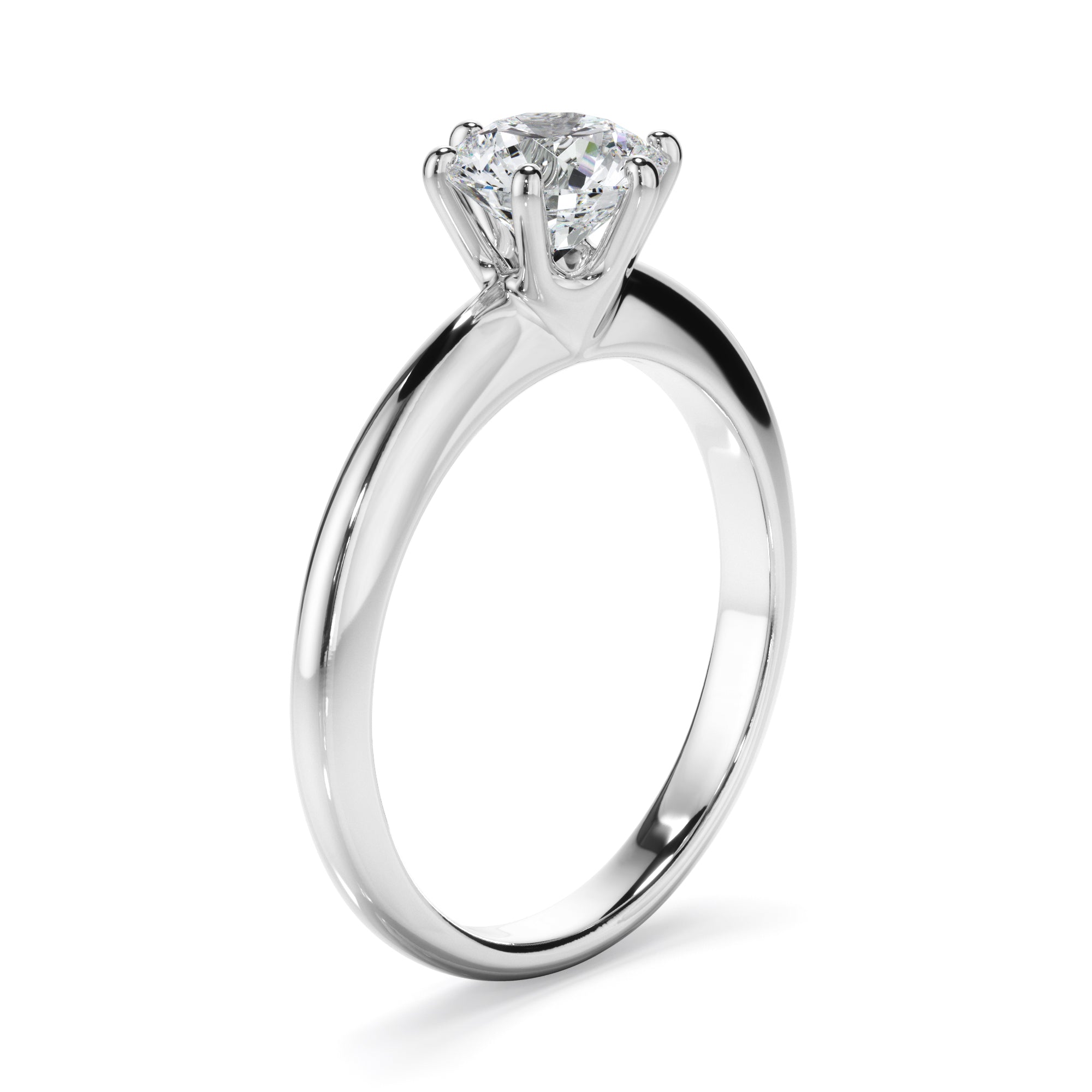 1ct Round Brilliant Cut Laboratory-Grown Diamond Engagement Ring
