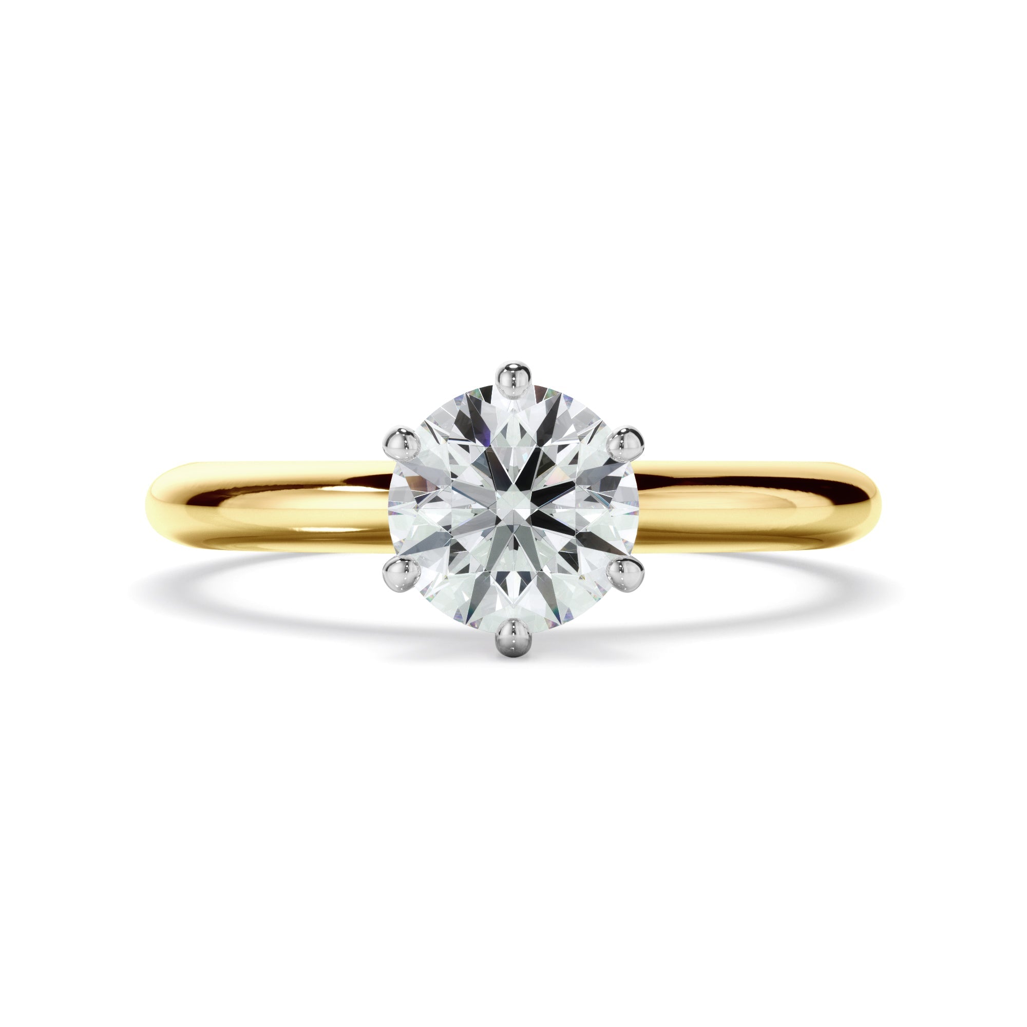 1ct Round Brilliant Cut Laboratory-Grown Diamond Engagement Ring
