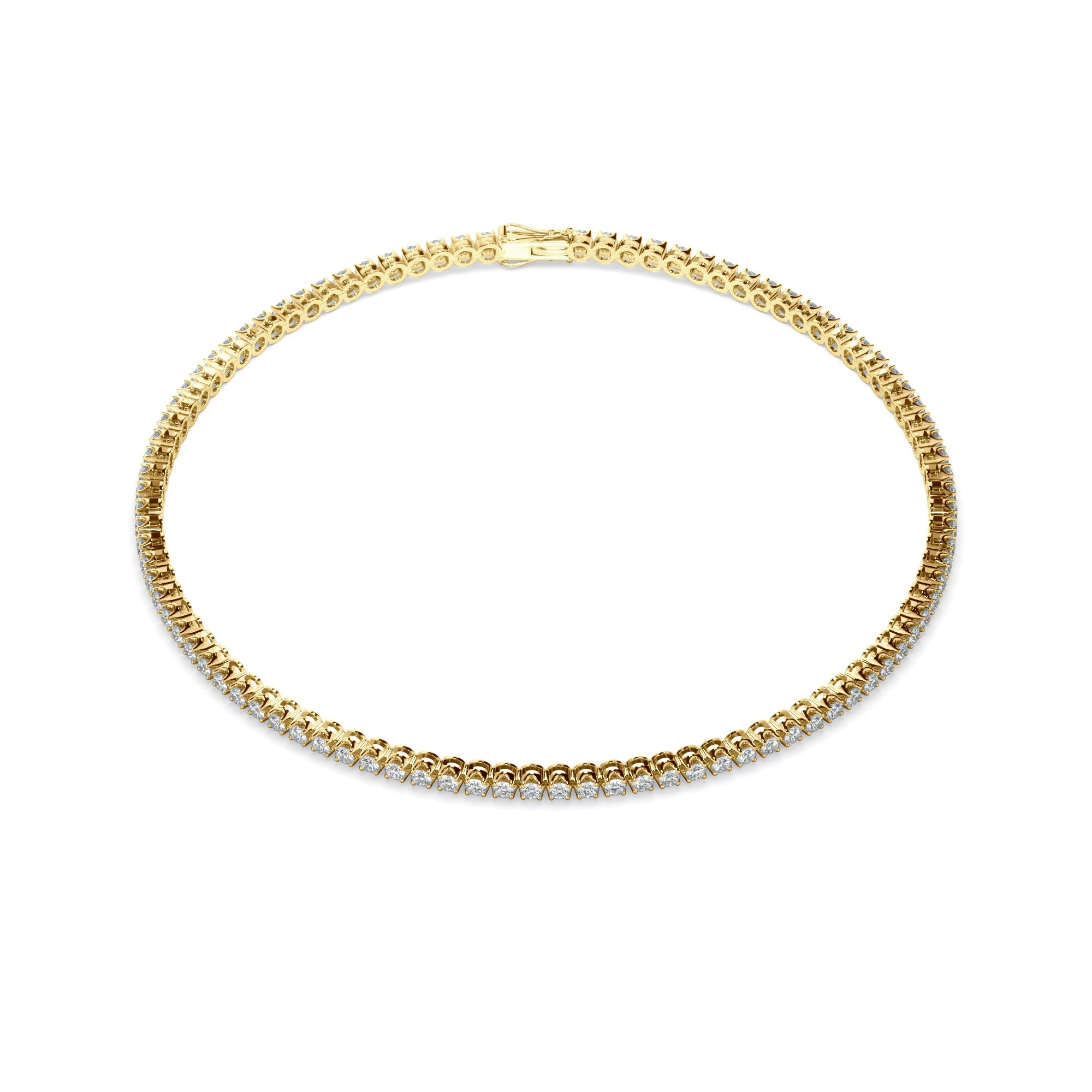 2ct Round Brilliant Cut Laboratory-Grown Diamond Tennis Bracelet