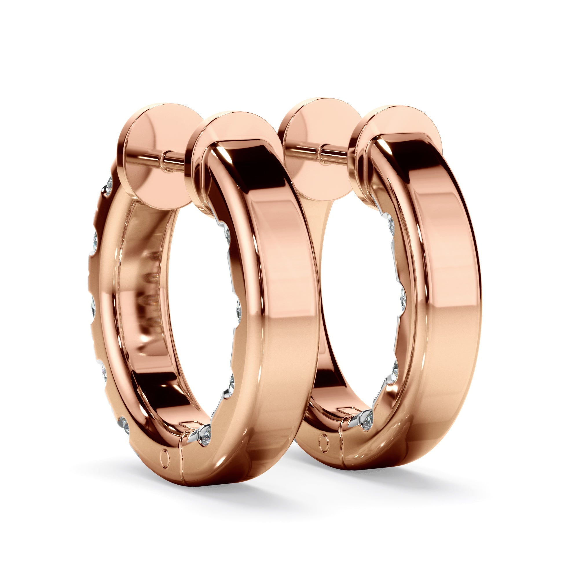 1.75ct Laboratory-Grown Diamond Huggie Earrings