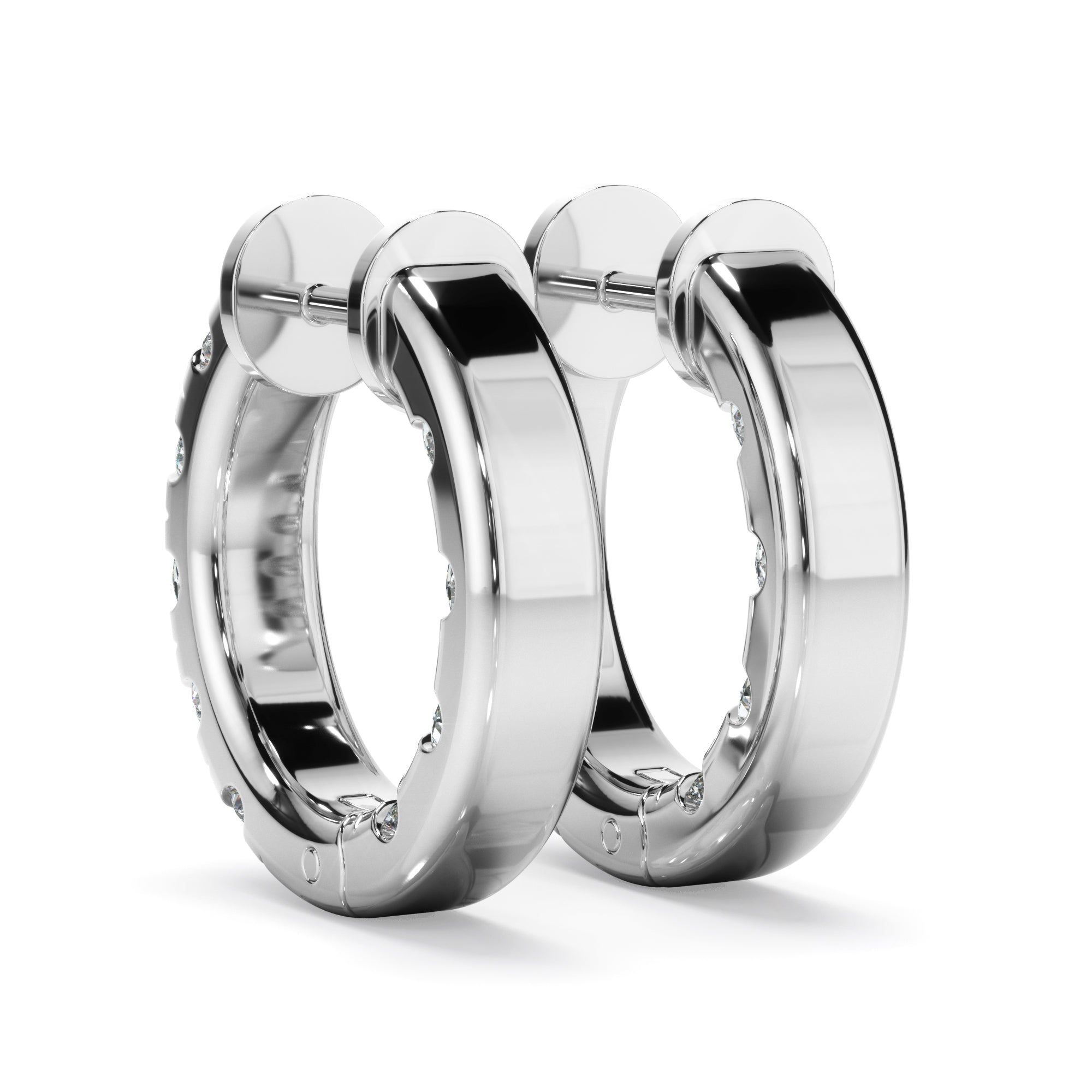 1.75ct Laboratory-Grown Diamond Huggie Earrings