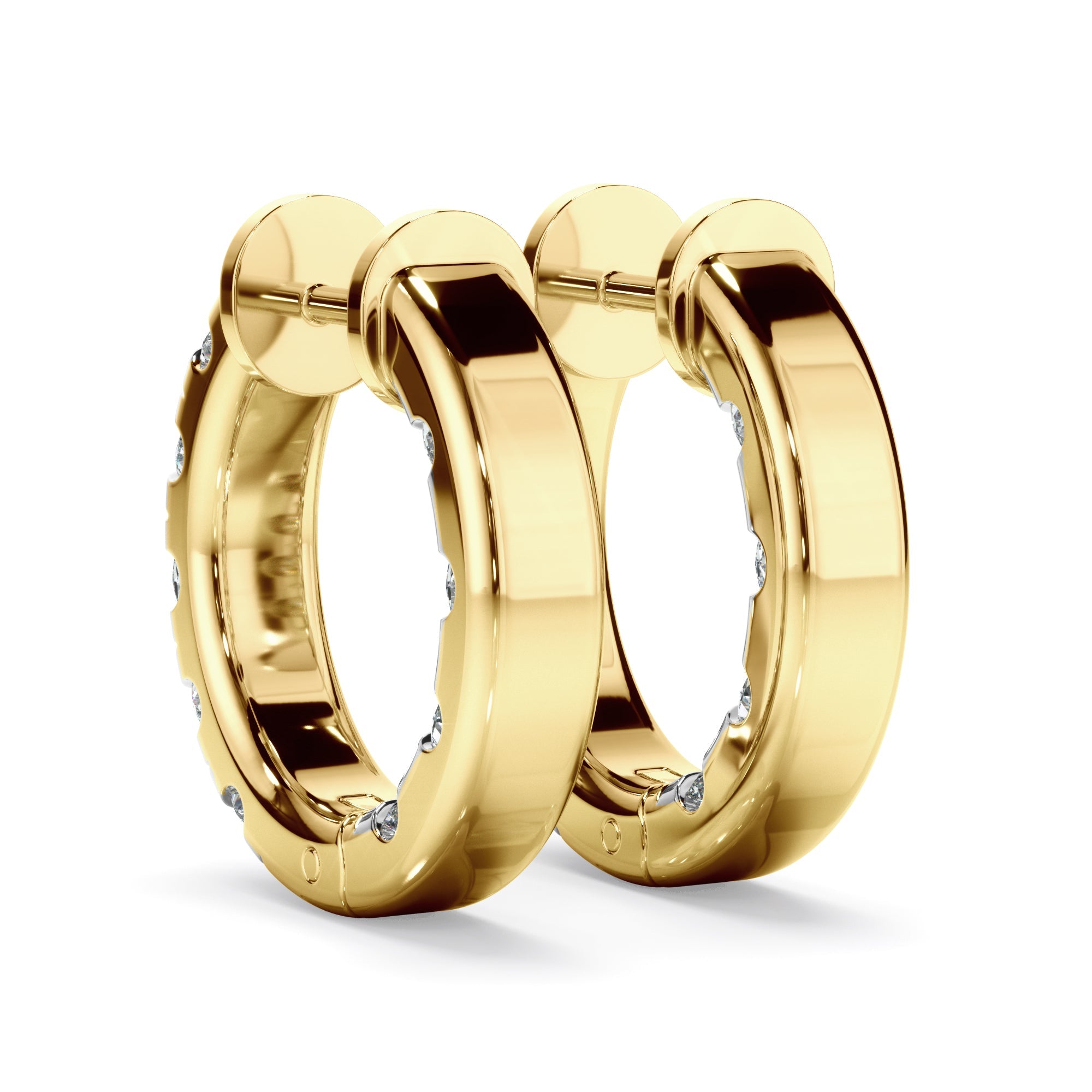 1.75ct Laboratory-Grown Diamond Huggie Earrings