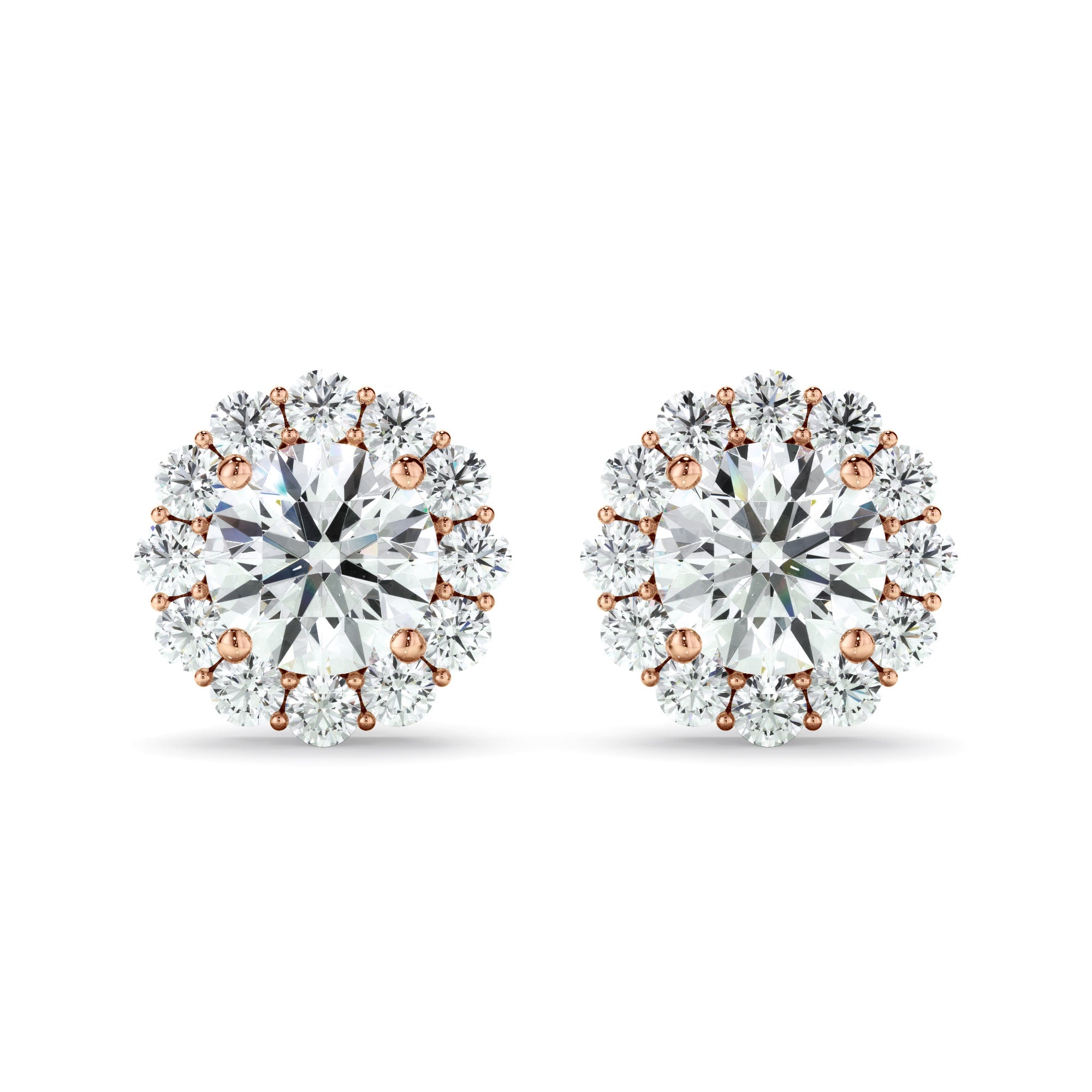 0.45ct Round Brilliant Cut Laboratory-Grown Diamond Stud Earrings