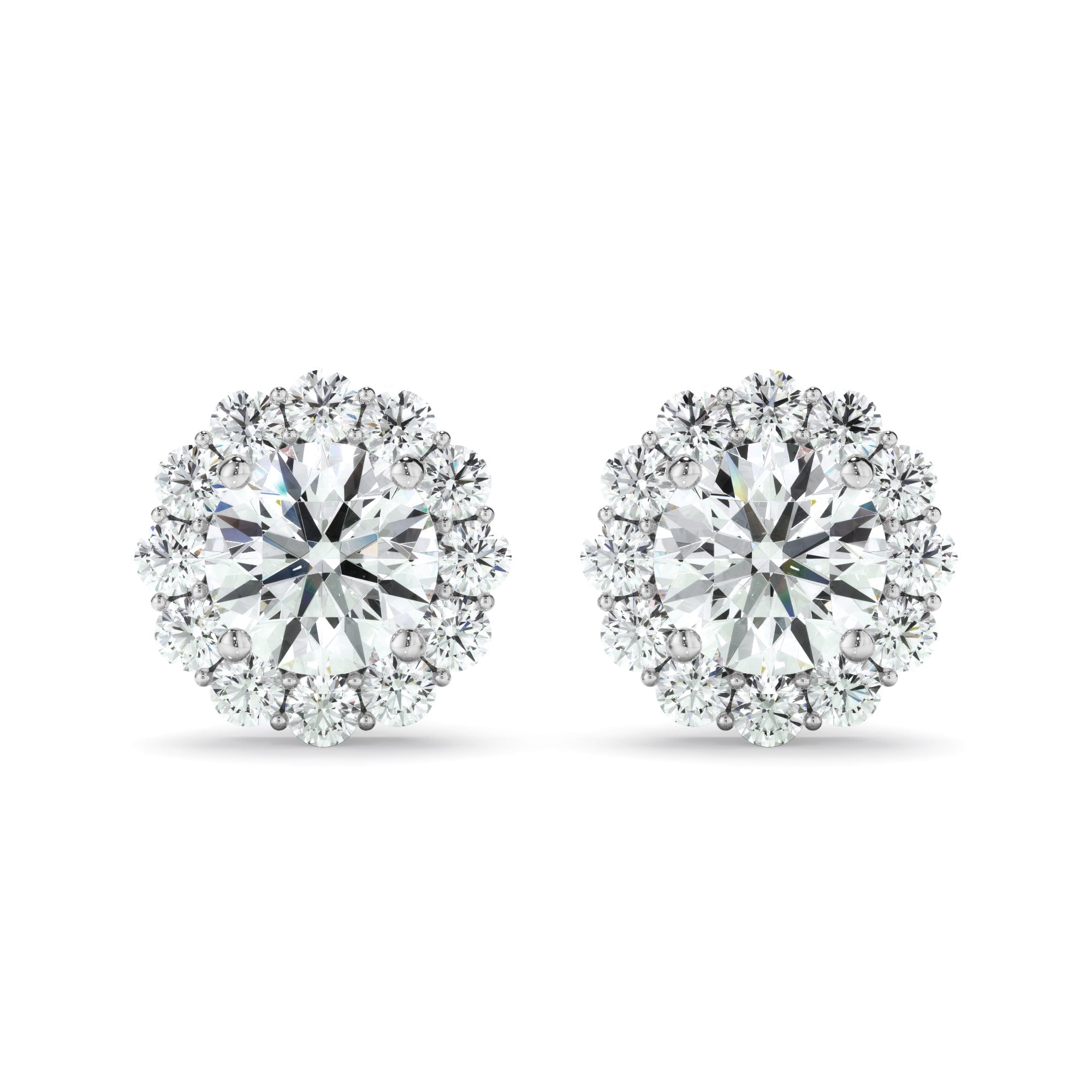 0.45ct Round Brilliant Cut Laboratory-Grown Diamond Stud Earrings