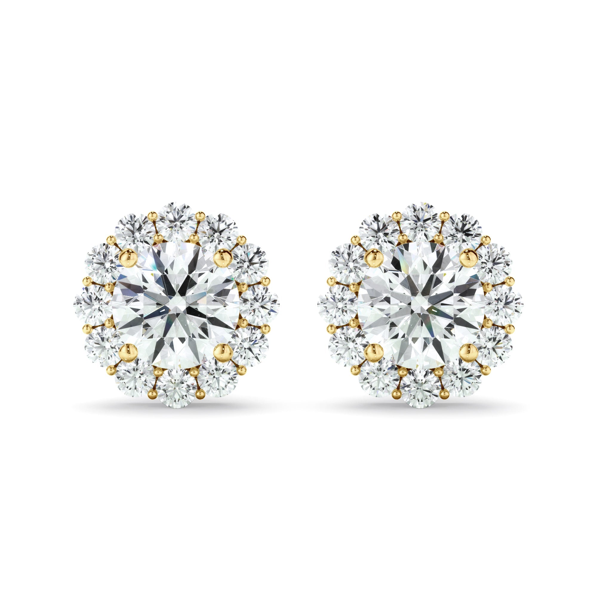 0.45ct Round Brilliant Cut Laboratory-Grown Diamond Stud Earrings