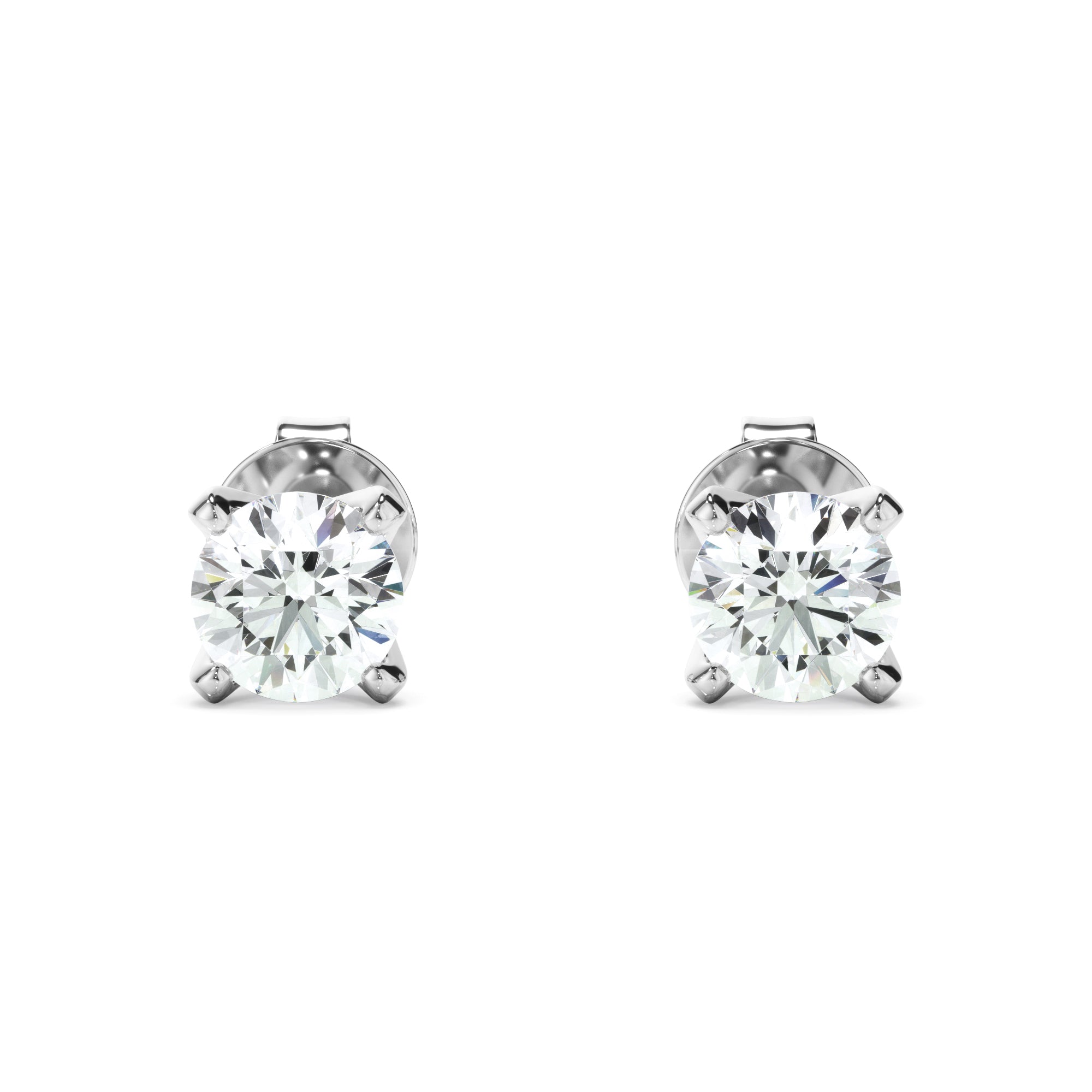 0.40ct Round Brilliant Cut Laboratory-Grown Diamond Stud Earrings