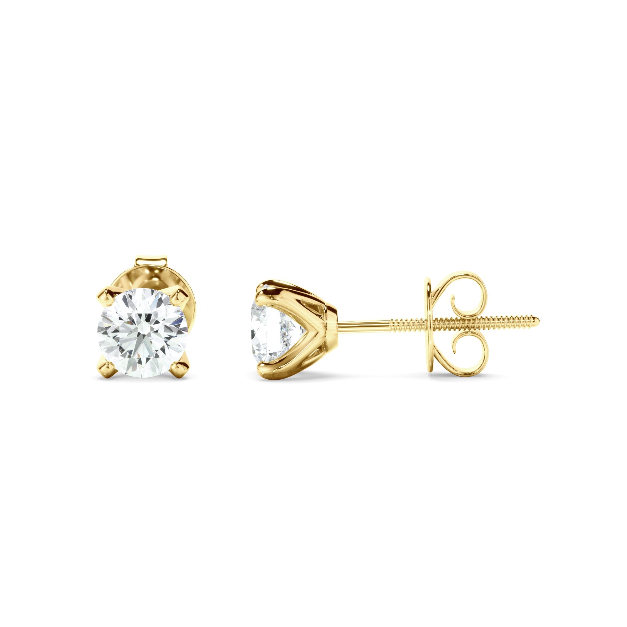 0.40ct Round Brilliant Cut Laboratory-Grown Diamond Stud Earrings