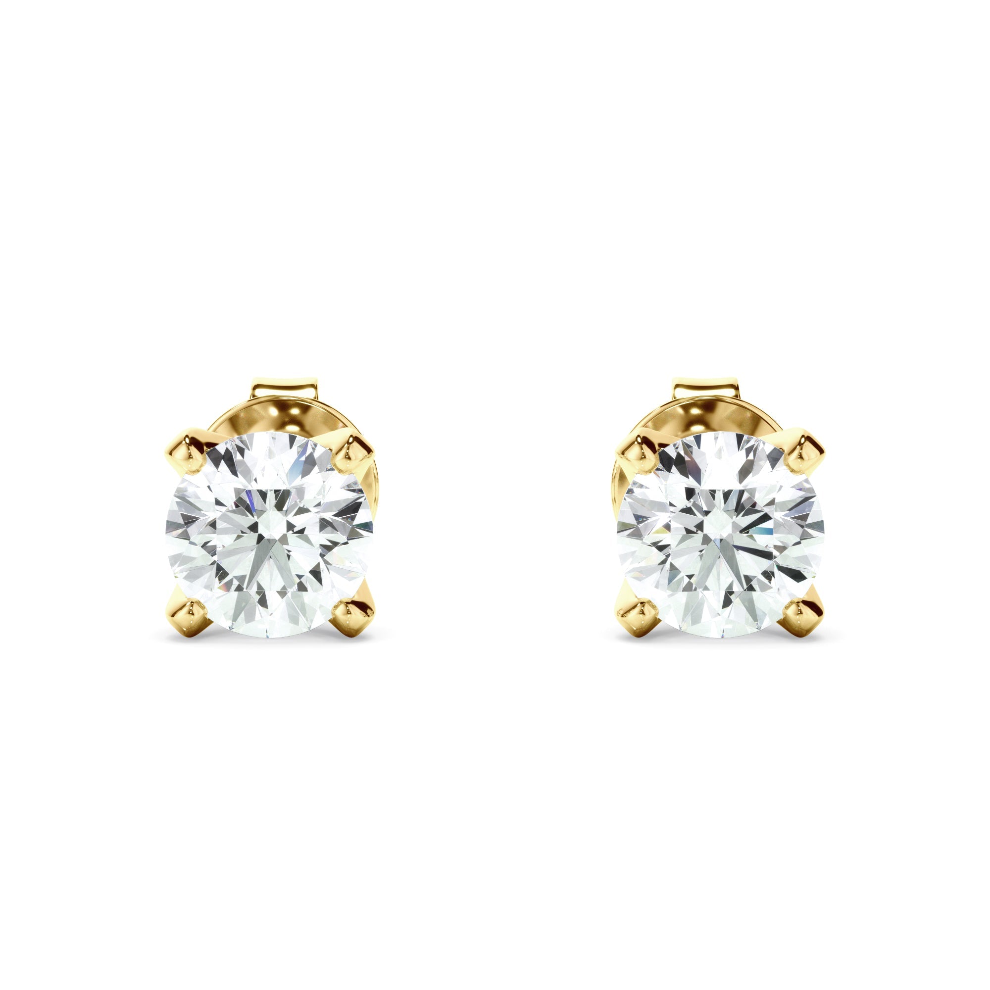 0.50ct Round Brilliant Cut Laboratory-Grown Diamond Stud Earrings