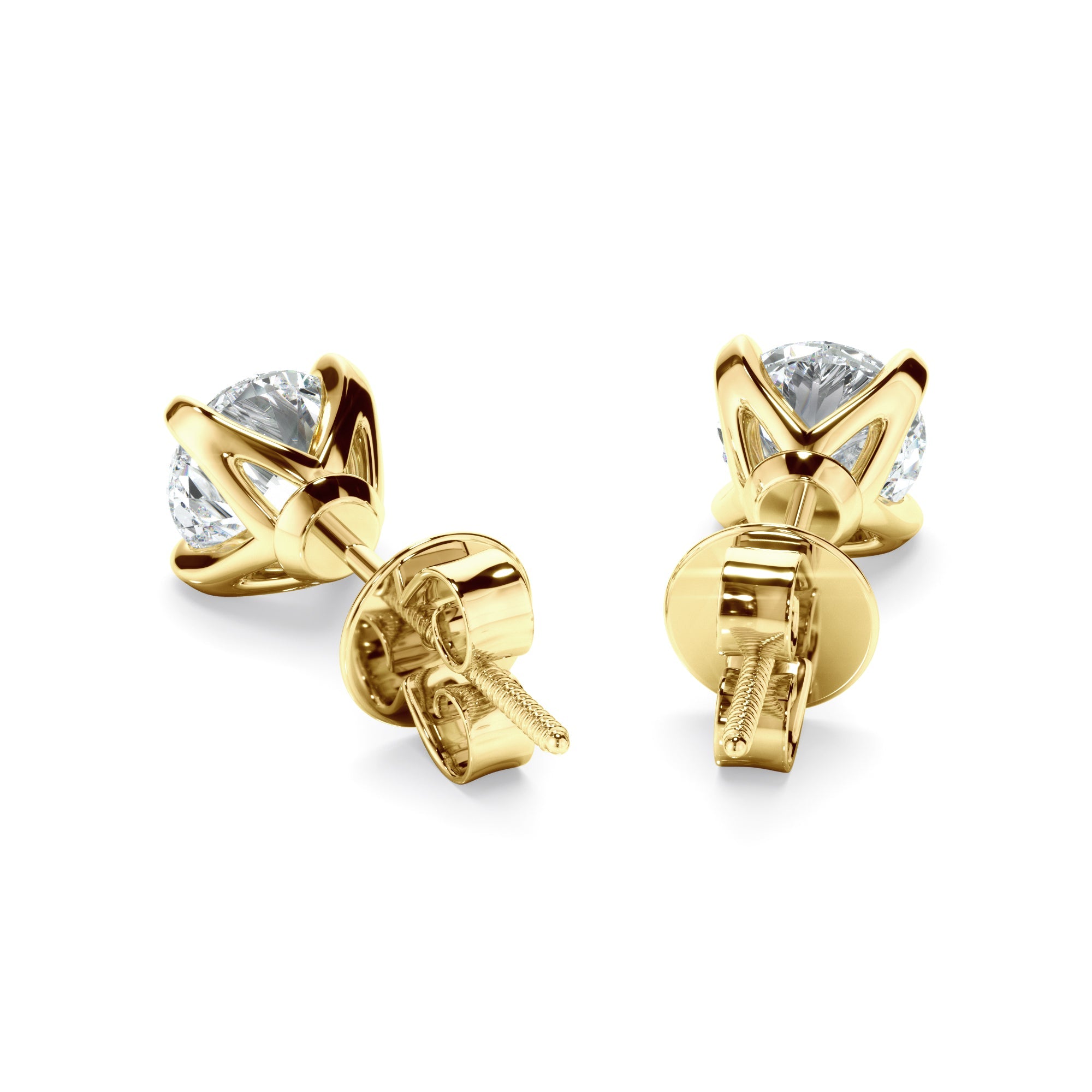 0.50ct Round Brilliant Cut Laboratory-Grown Diamond Stud Earrings