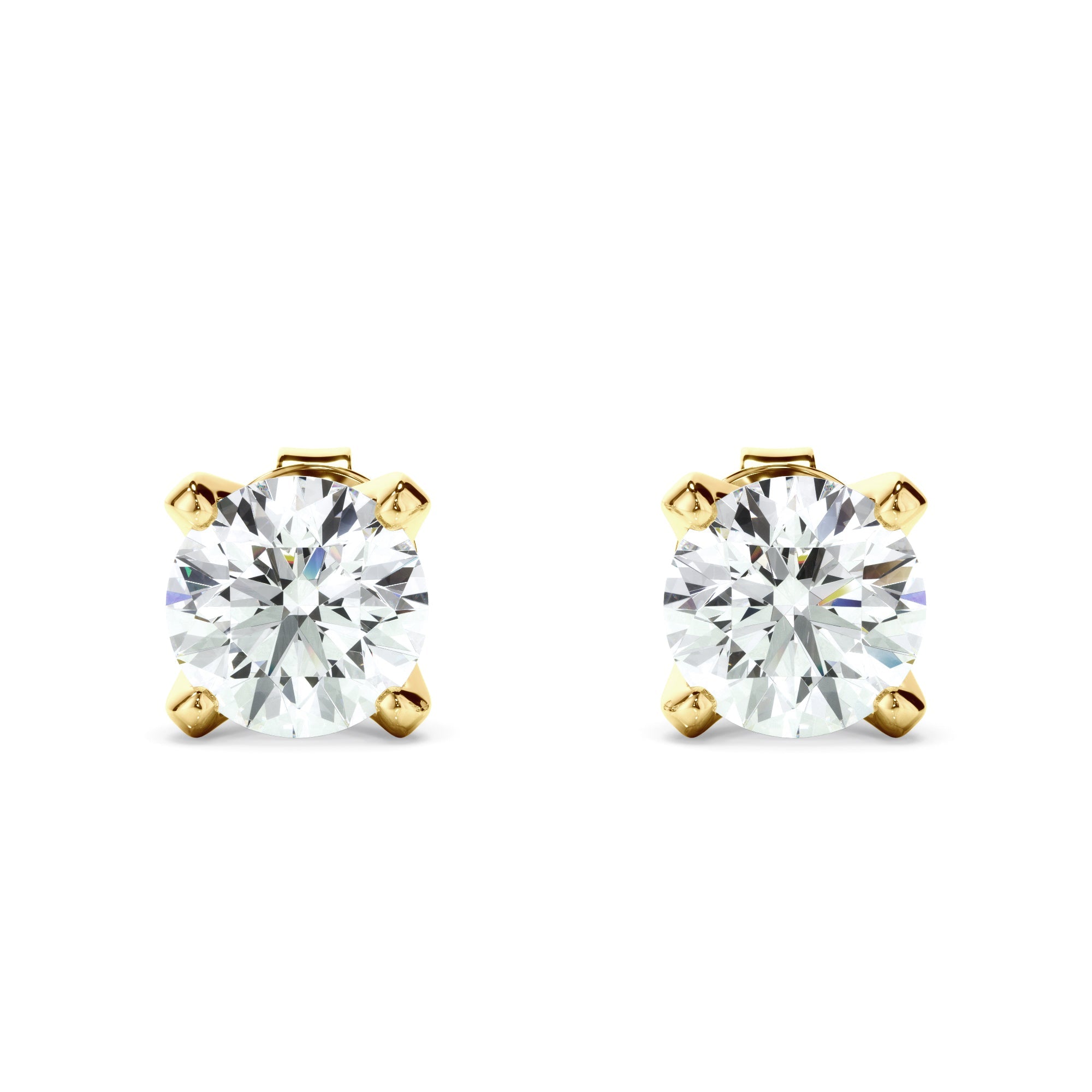 0.80ct Round Brilliant Cut Laboratory-Grown Diamond Stud Earrings