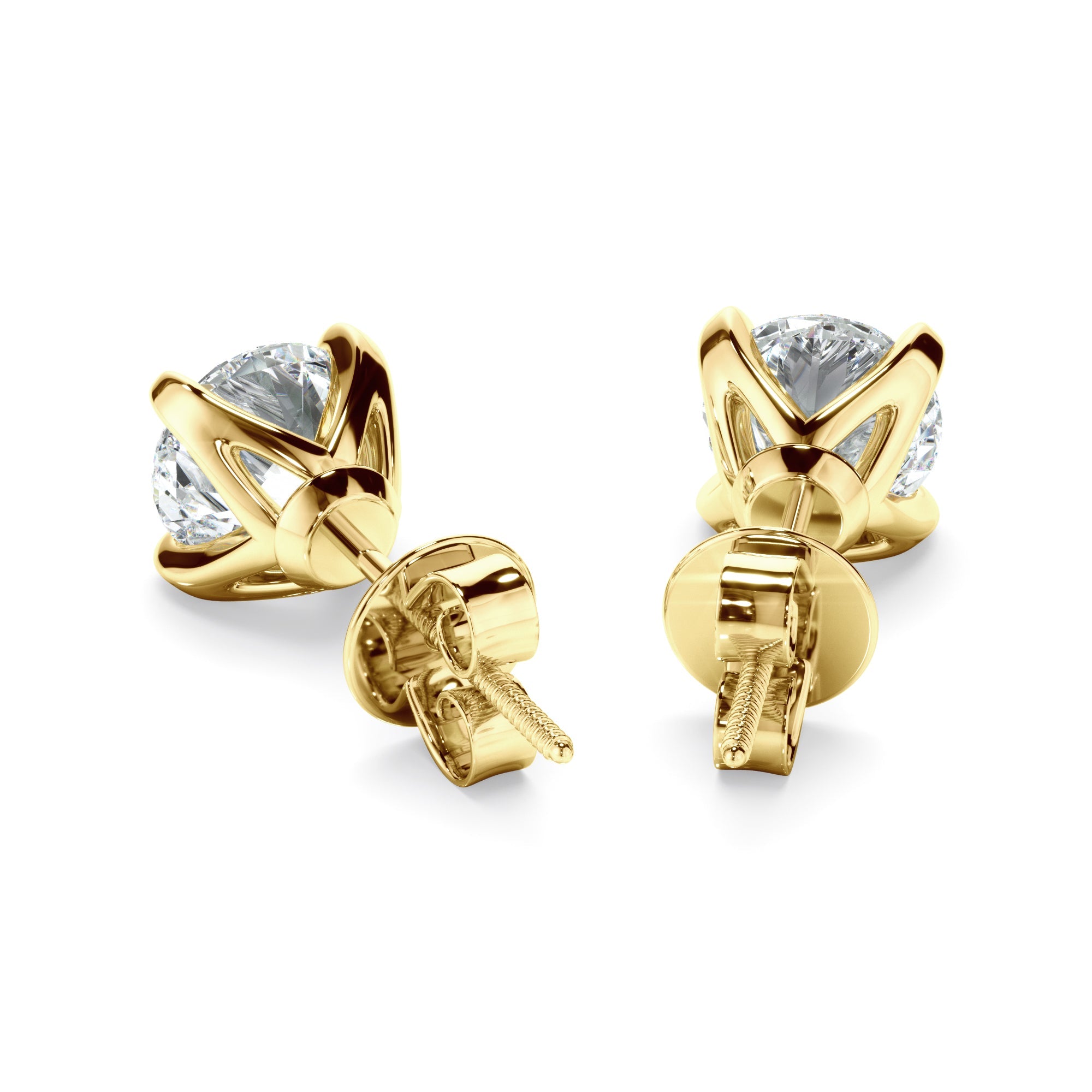 0.80ct Round Brilliant Cut Laboratory-Grown Diamond Stud Earrings