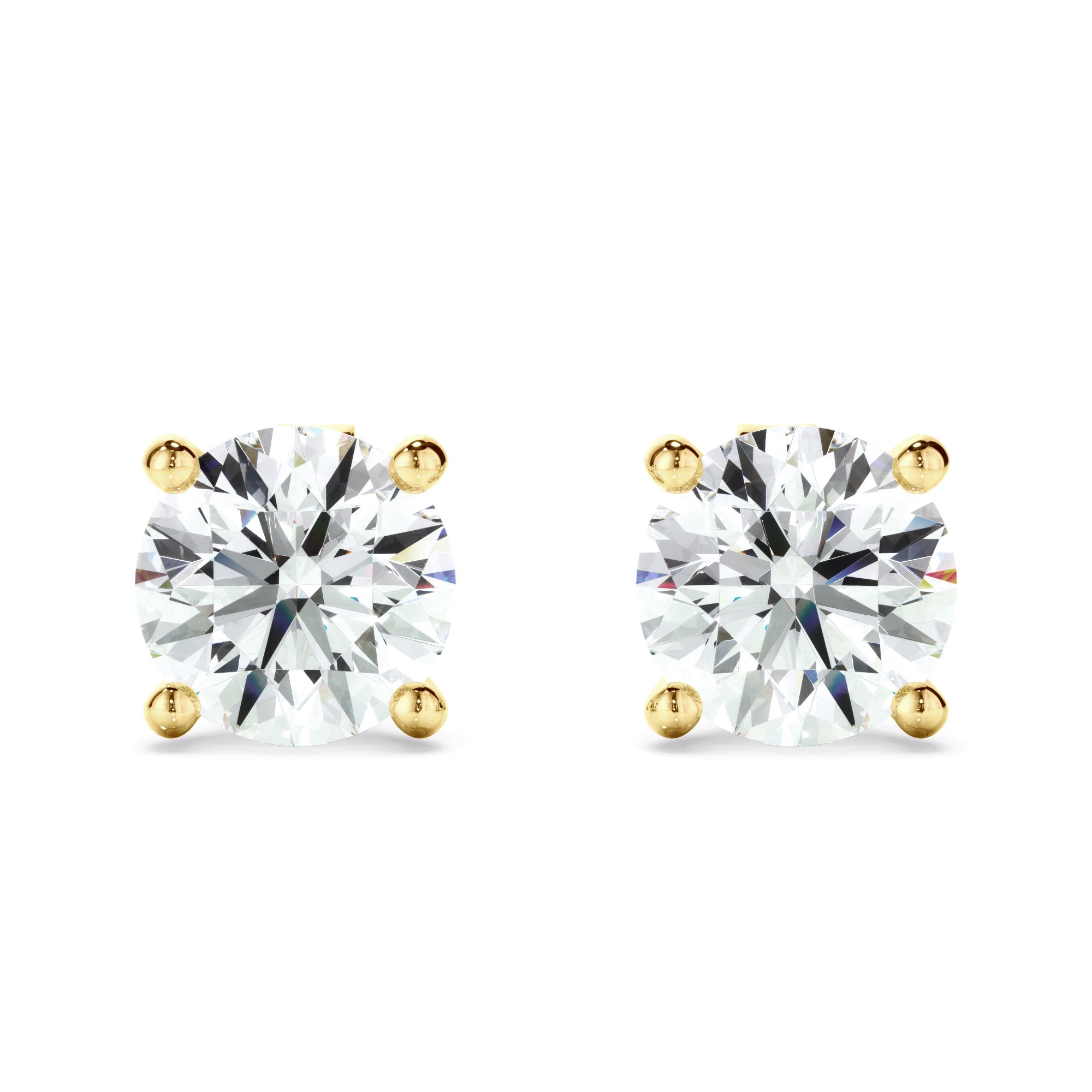 1.40ct Round Brilliant Cut Laboratory-Grown Diamond Stud Earrings