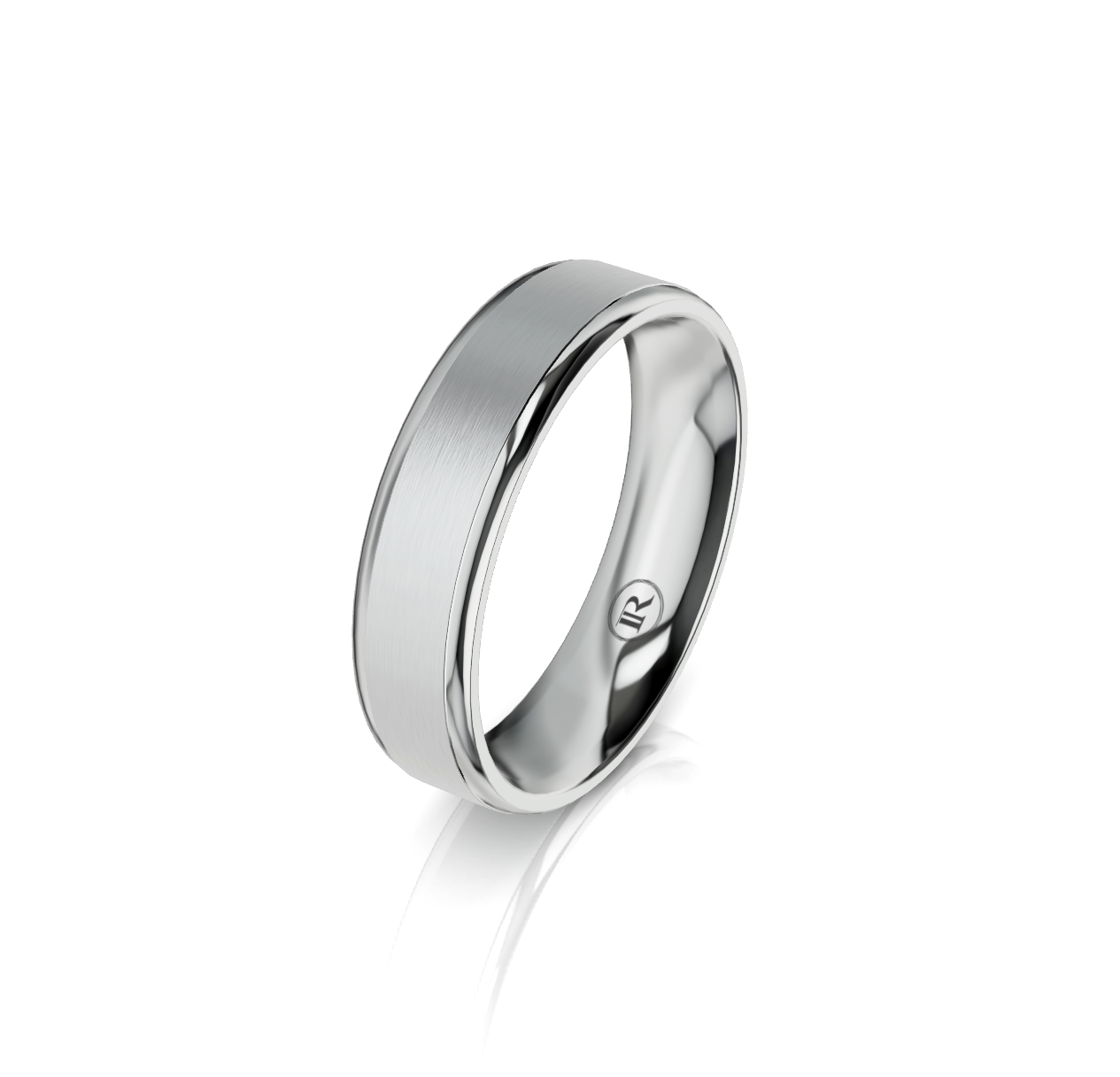 9ct White Gold Wedding Ring
