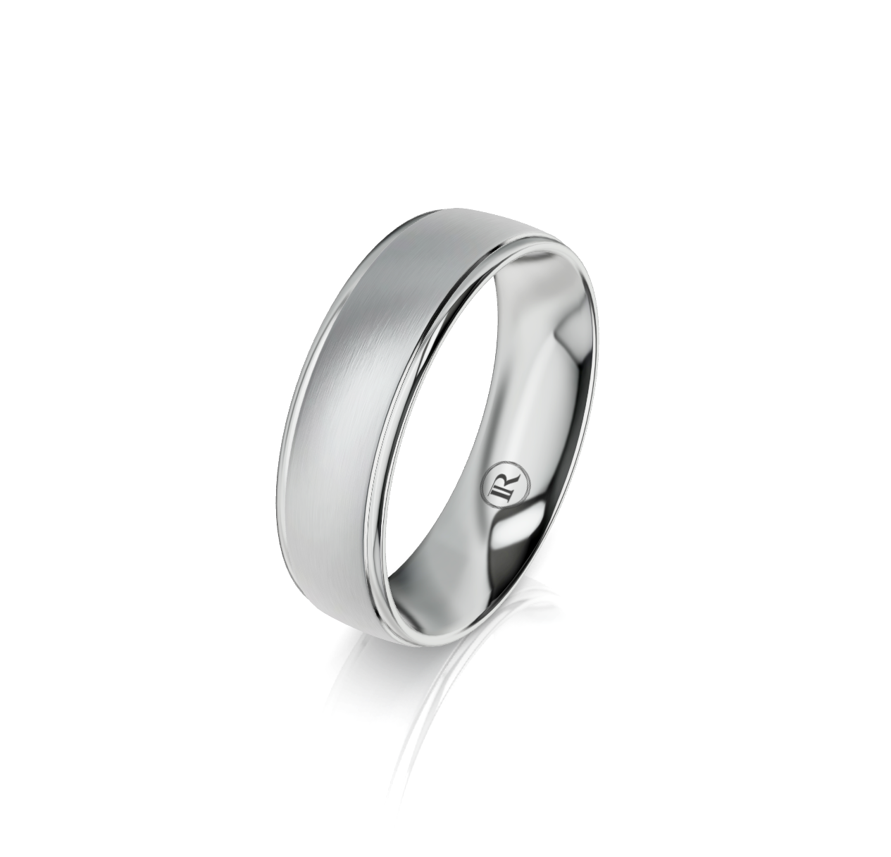 9ct White Gold Wedding Ring