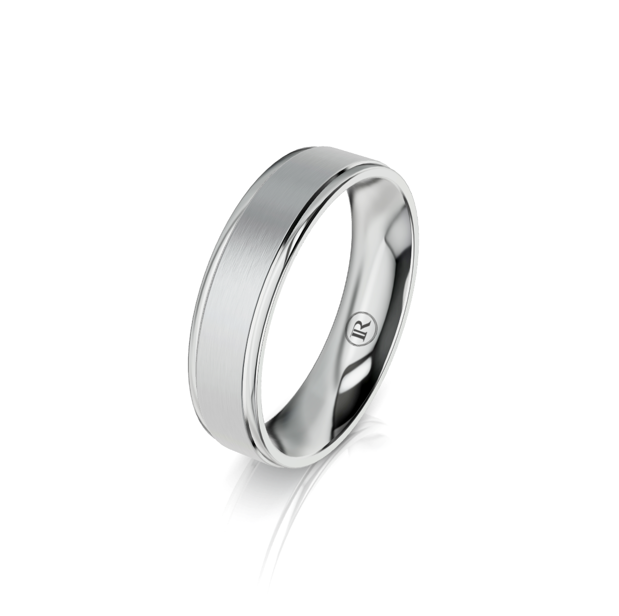 9ct White Gold Wedding Ring