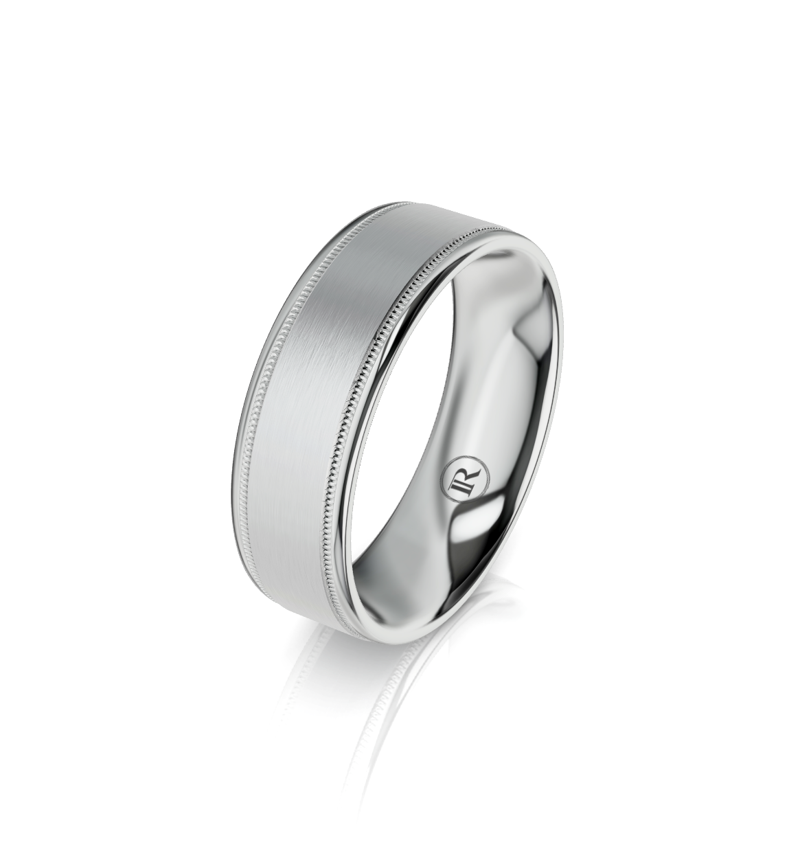 9ct White Gold Wedding Ring