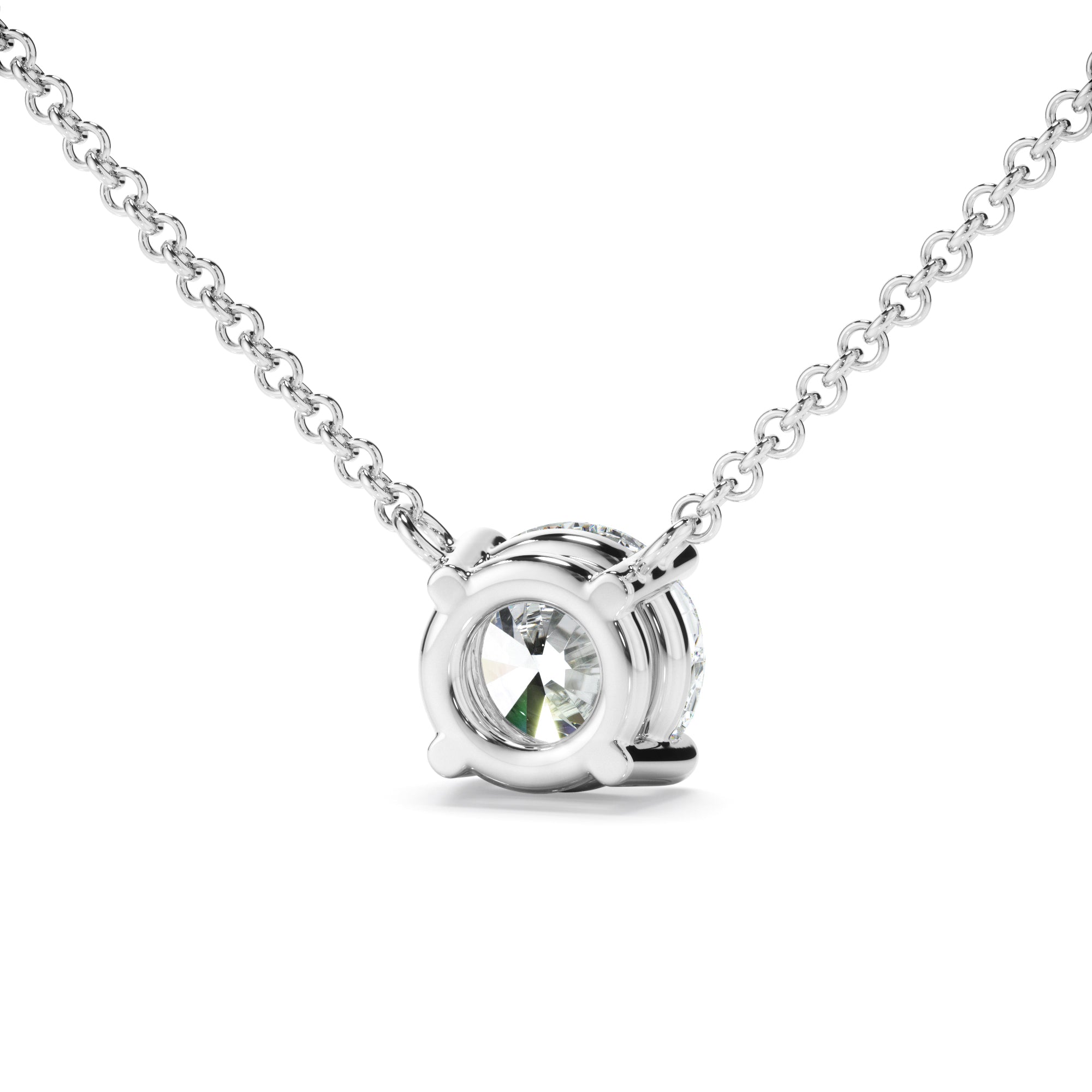 0.50ct Round Brilliant Cut Laboratory-Grown Diamond Solitaire Necklet