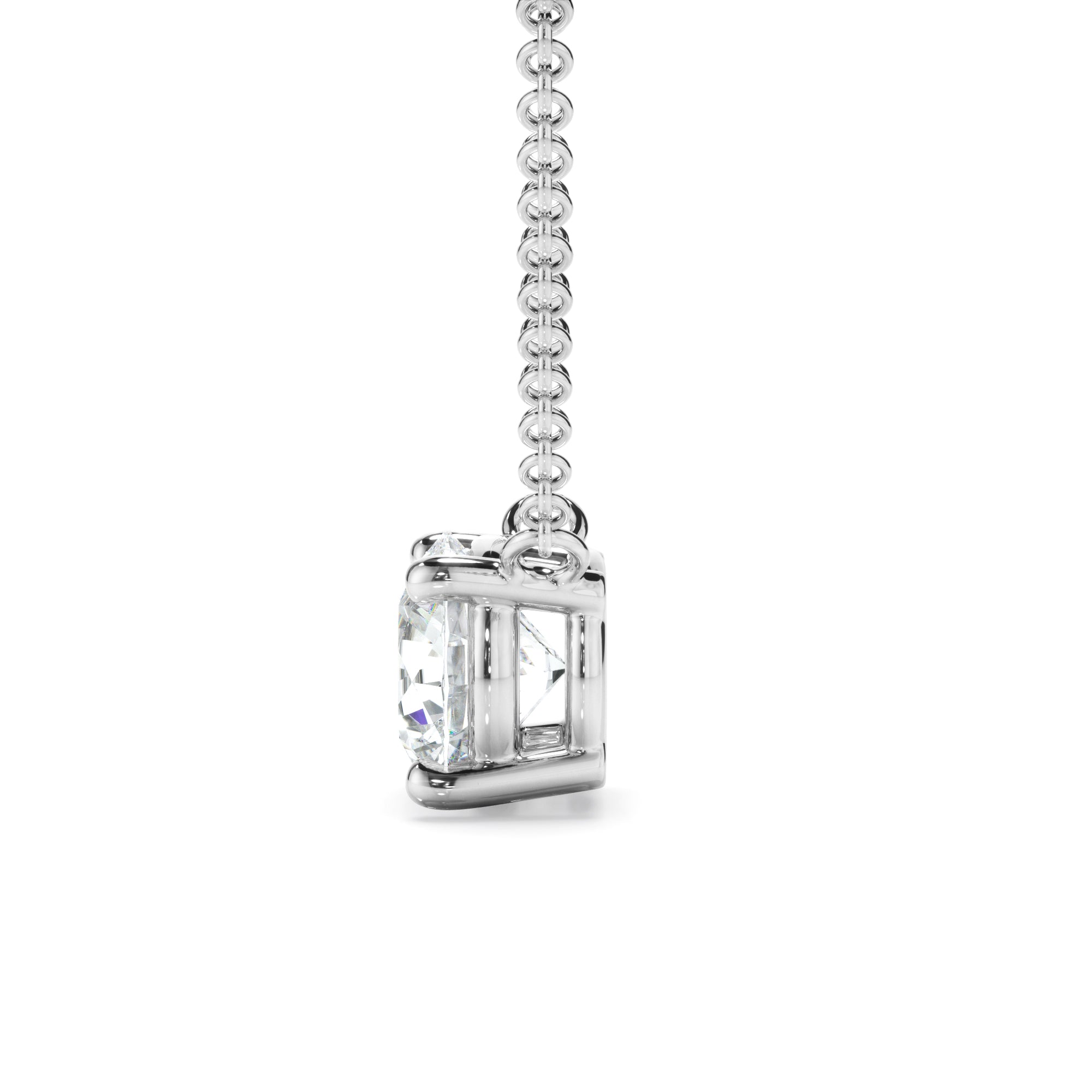 0.50ct Round Brilliant Cut Laboratory-Grown Diamond Solitaire Necklet