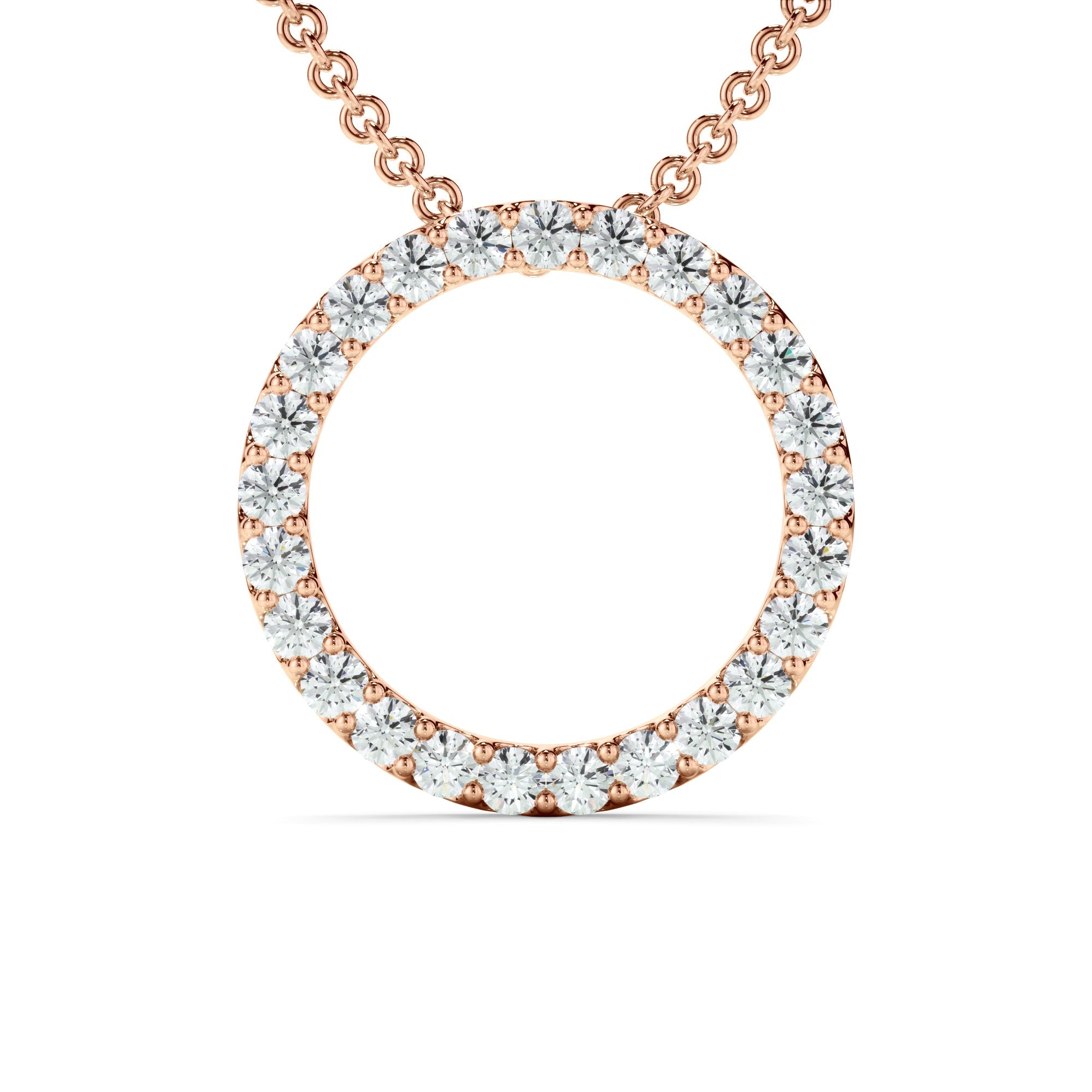 0.50ct Laboratory-Grown Diamond Circle Necklet