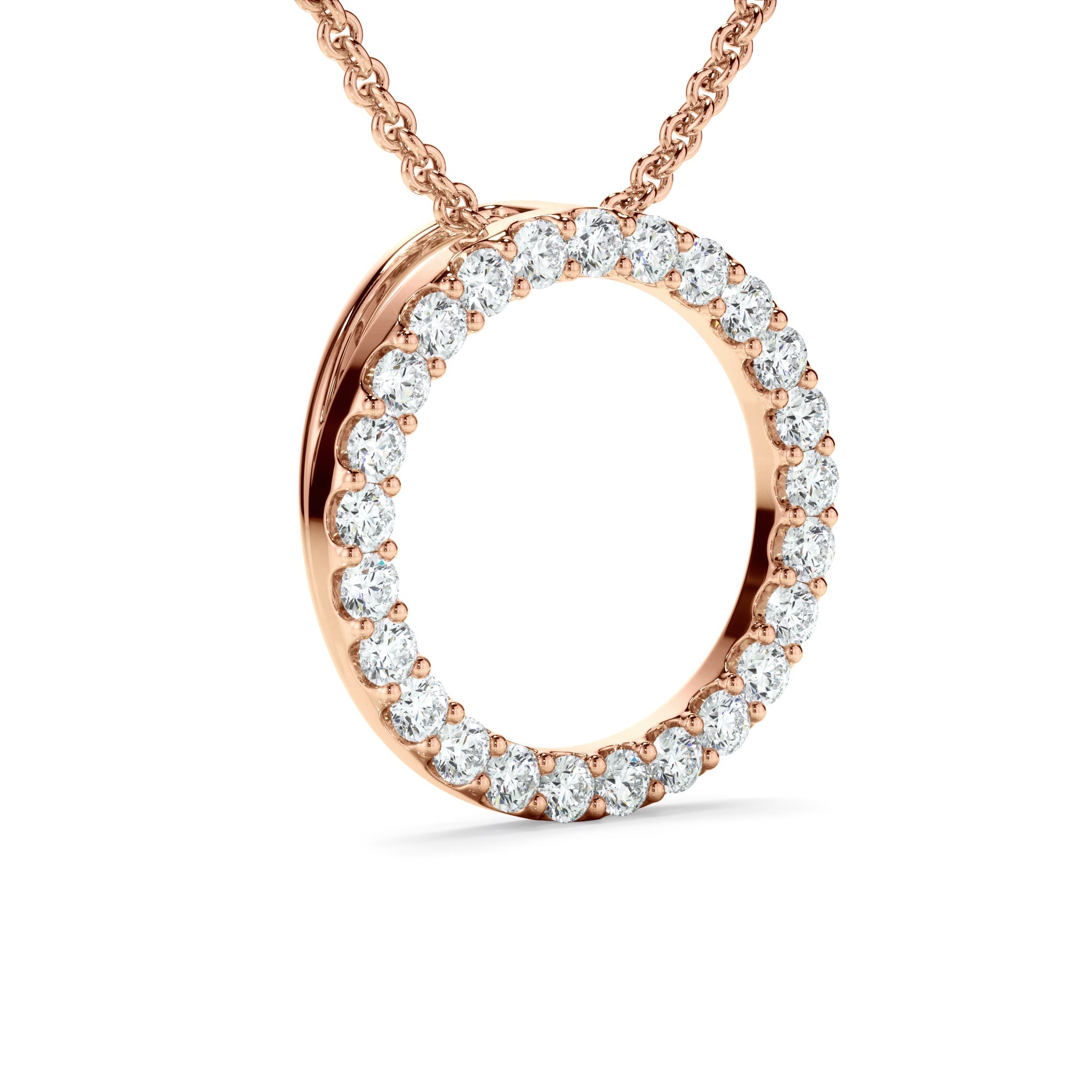 0.50ct Laboratory-Grown Diamond Circle Necklet