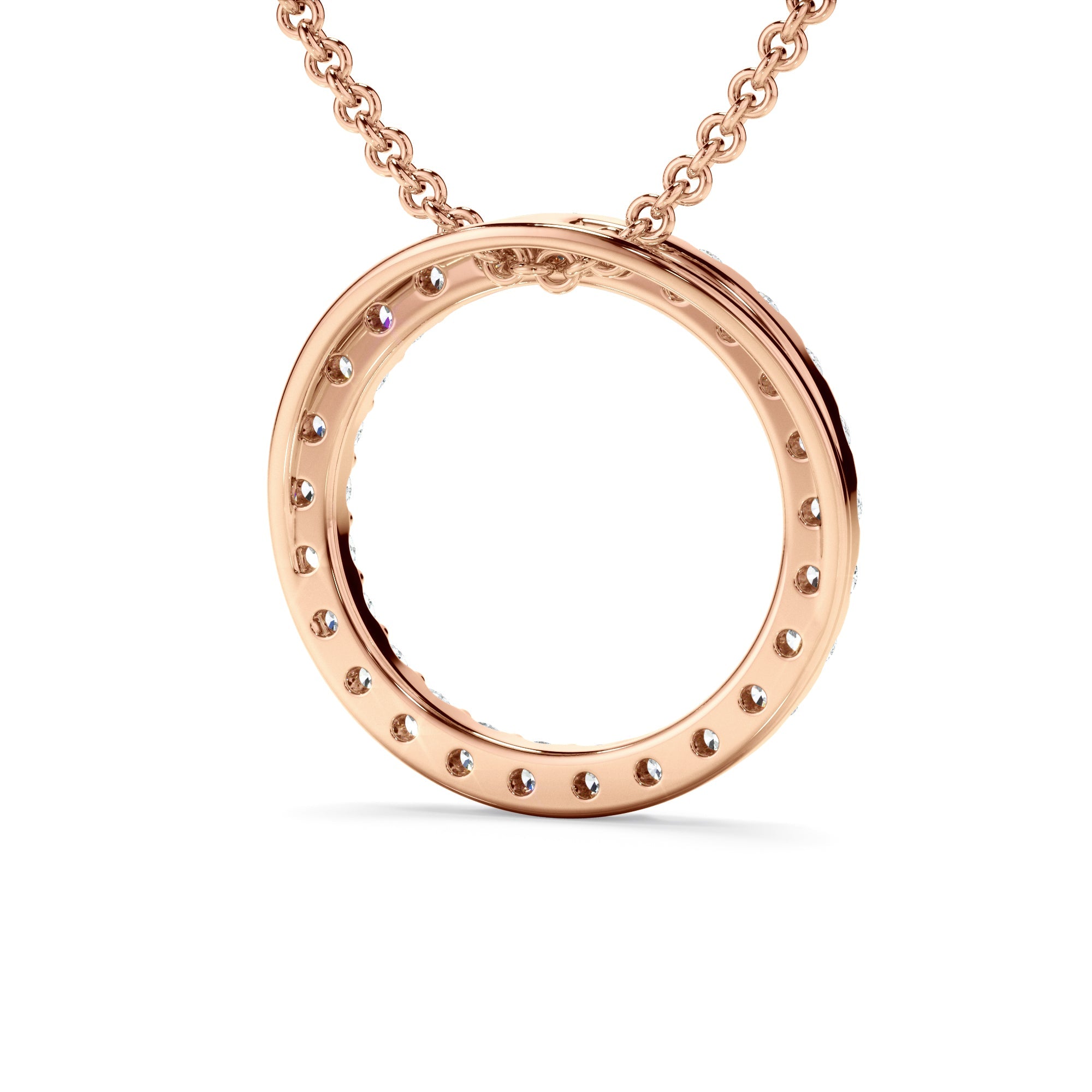 0.50ct Laboratory-Grown Diamond Circle Necklet