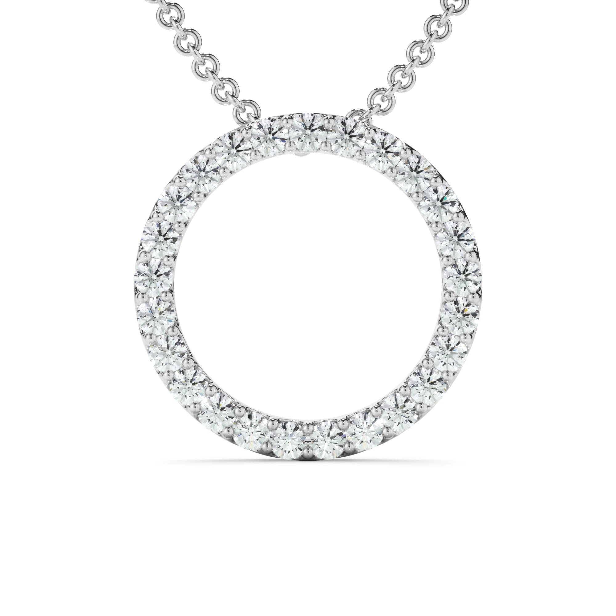 0.50ct Laboratory-Grown Diamond Circle Necklet
