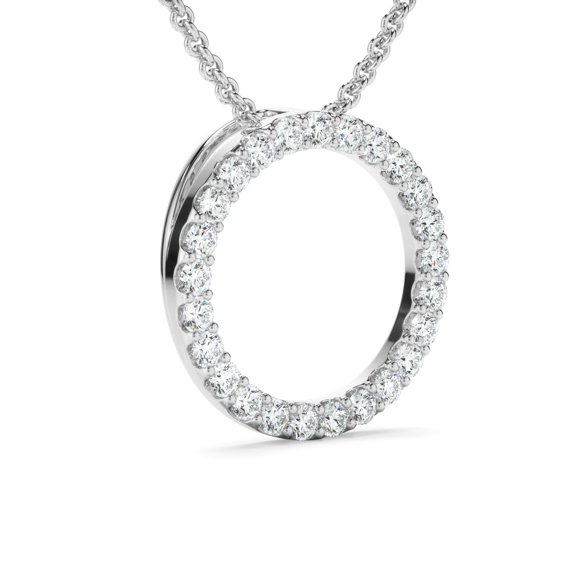 0.50ct Laboratory-Grown Diamond Circle Necklet