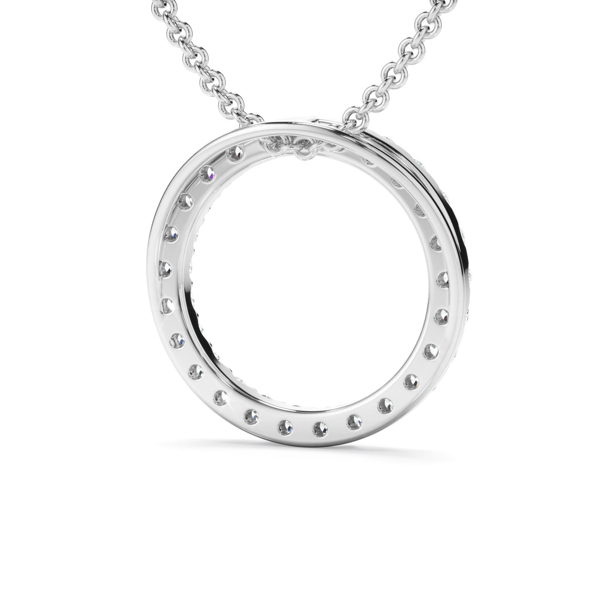 0.50ct Laboratory-Grown Diamond Circle Necklet