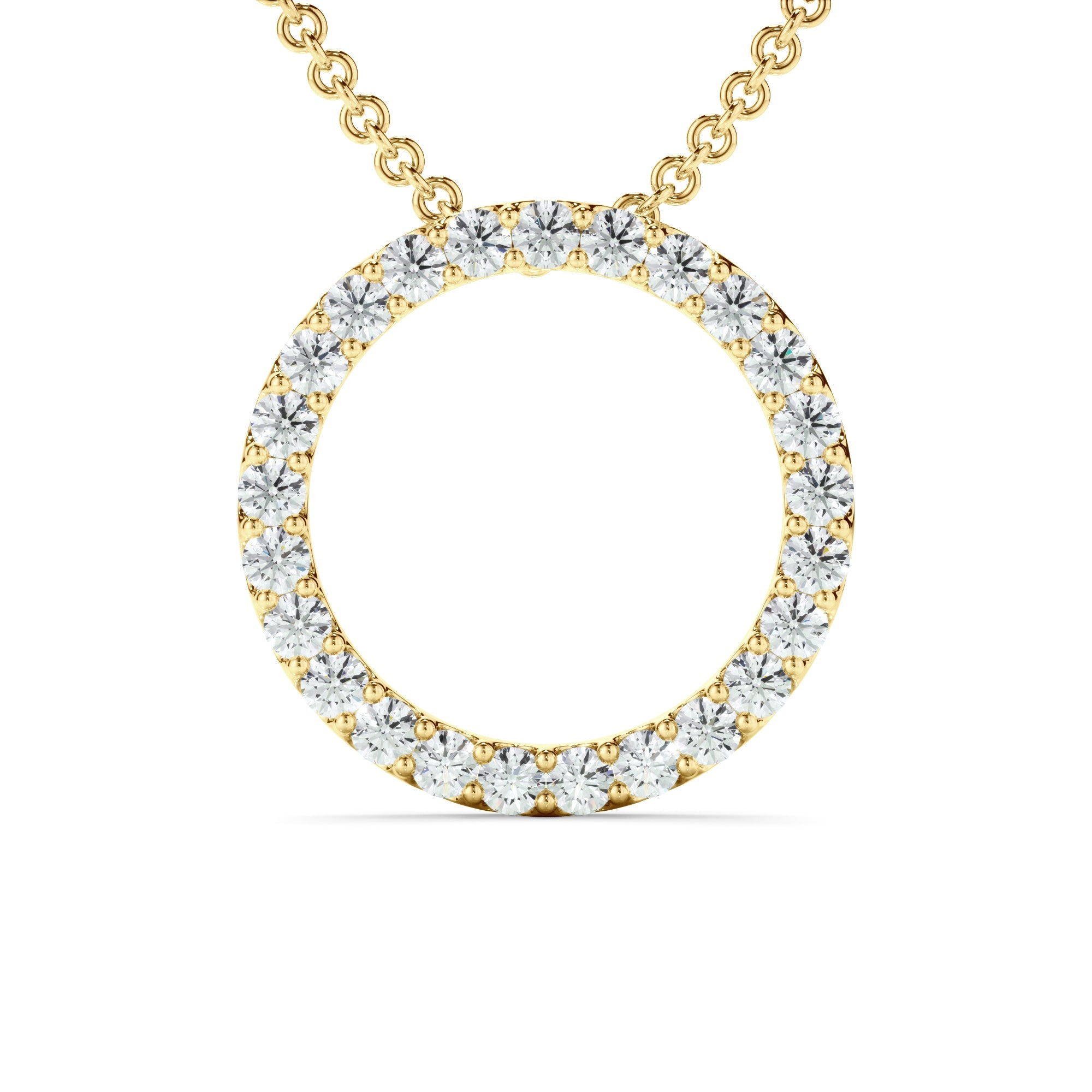 0.50ct Laboratory-Grown Diamond Circle Necklet