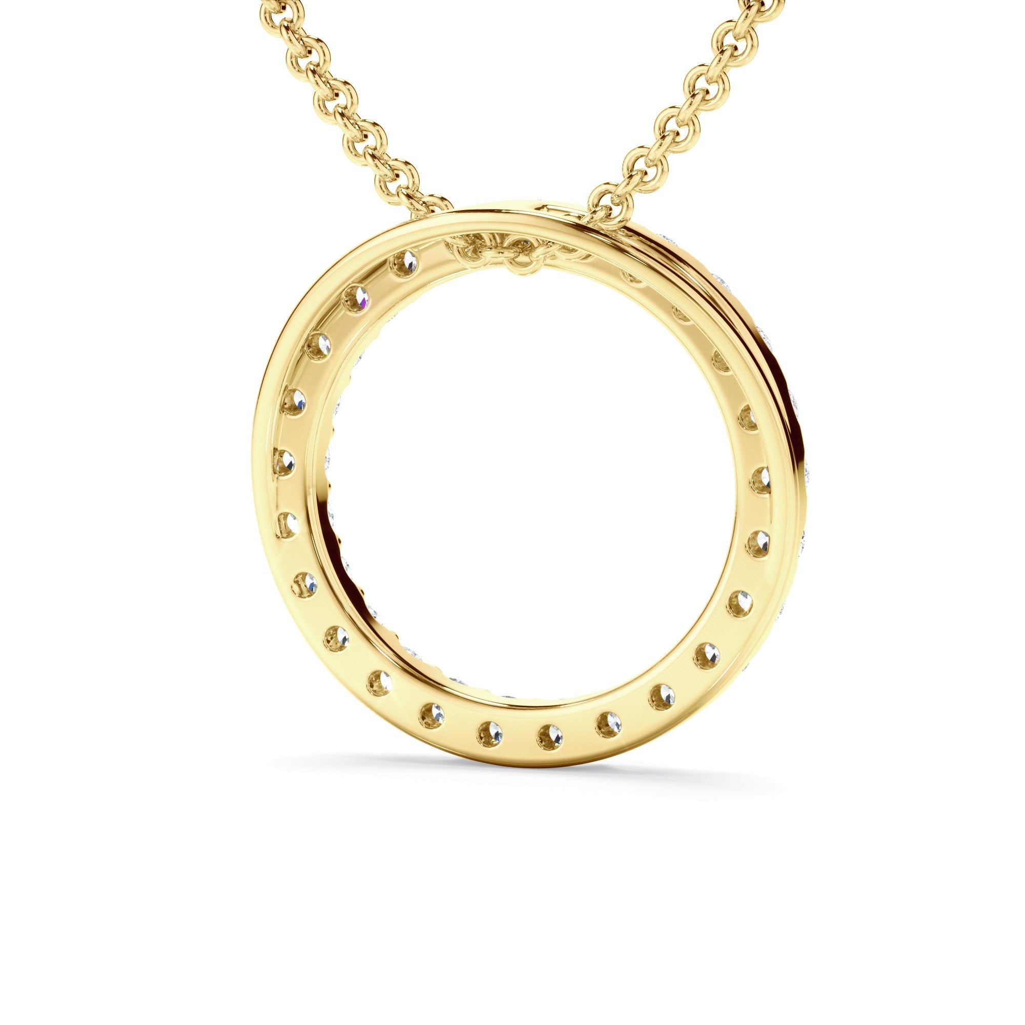 0.50ct Laboratory-Grown Diamond Circle Necklet