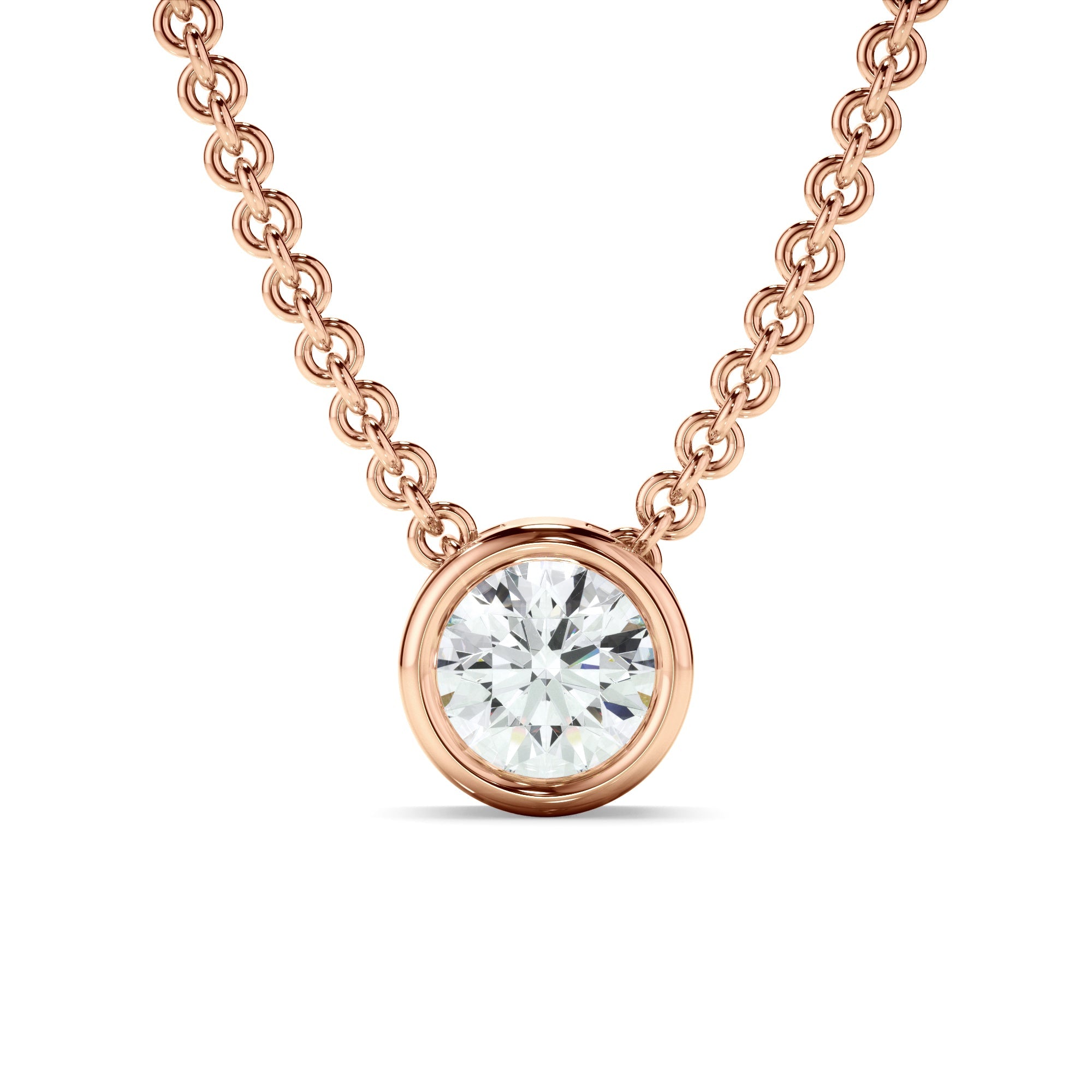 0.25ct Round Brilliant Cut Laboratory-Grown Diamond Solitaire Slider Pendant