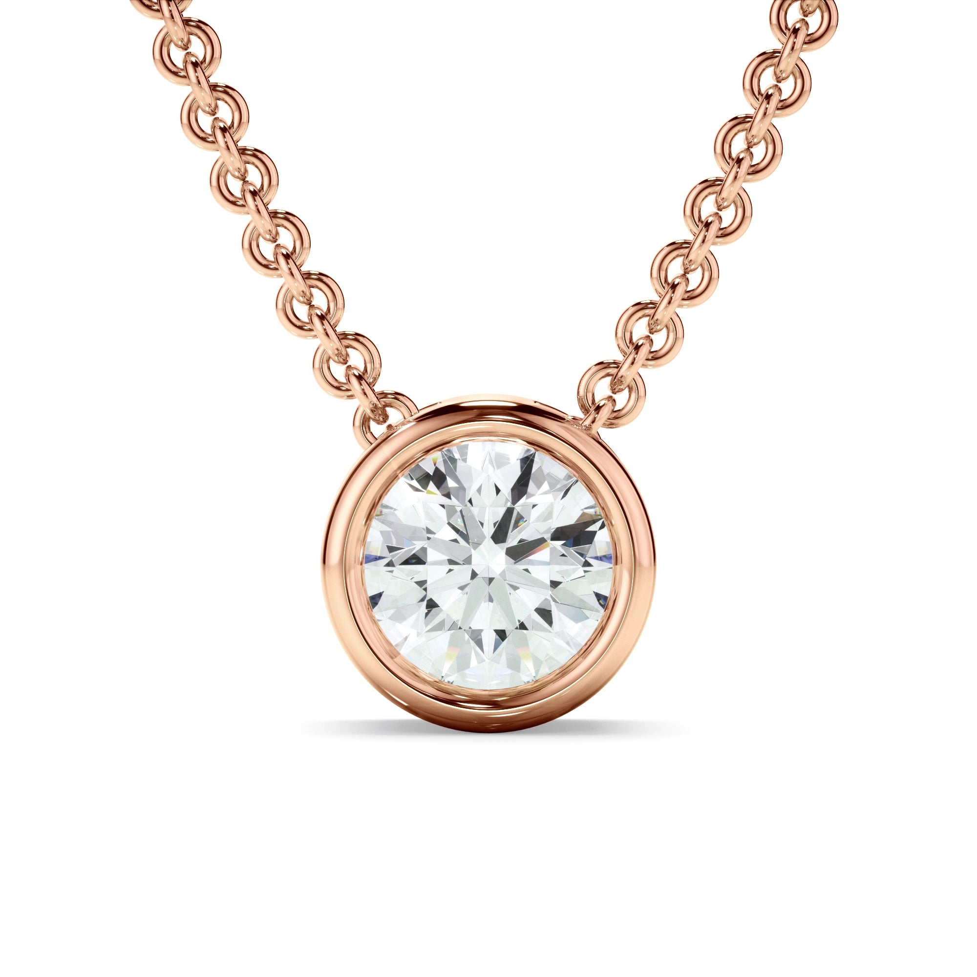 0.50ct Round Brilliant Cut Laboratory-Grown Diamond Solitaire Necklet