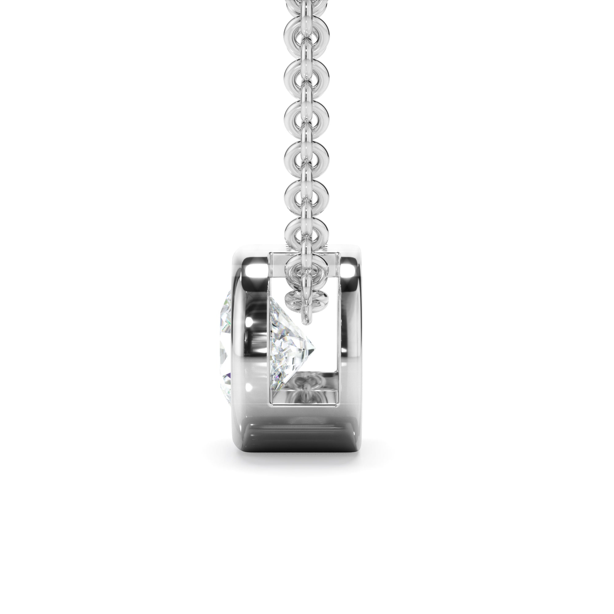 0.50ct Round Brilliant Cut Laboratory-Grown Diamond Solitaire Necklet