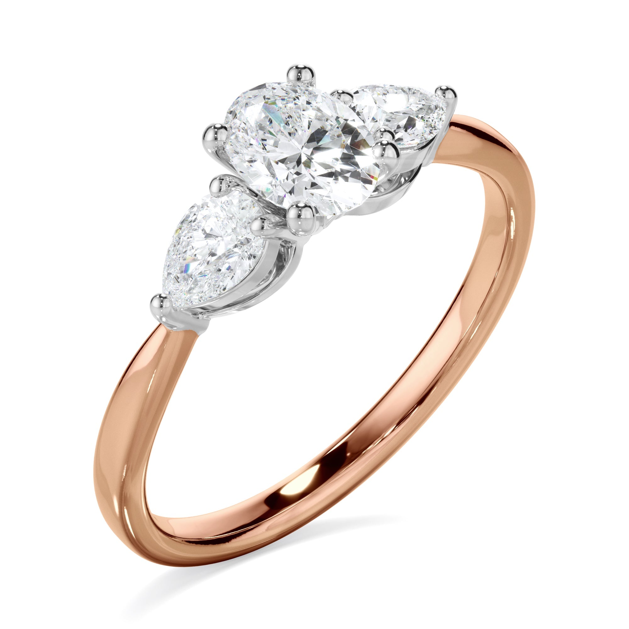 0.85ct Oval Cut Laboratory-Grown Diamond Ring