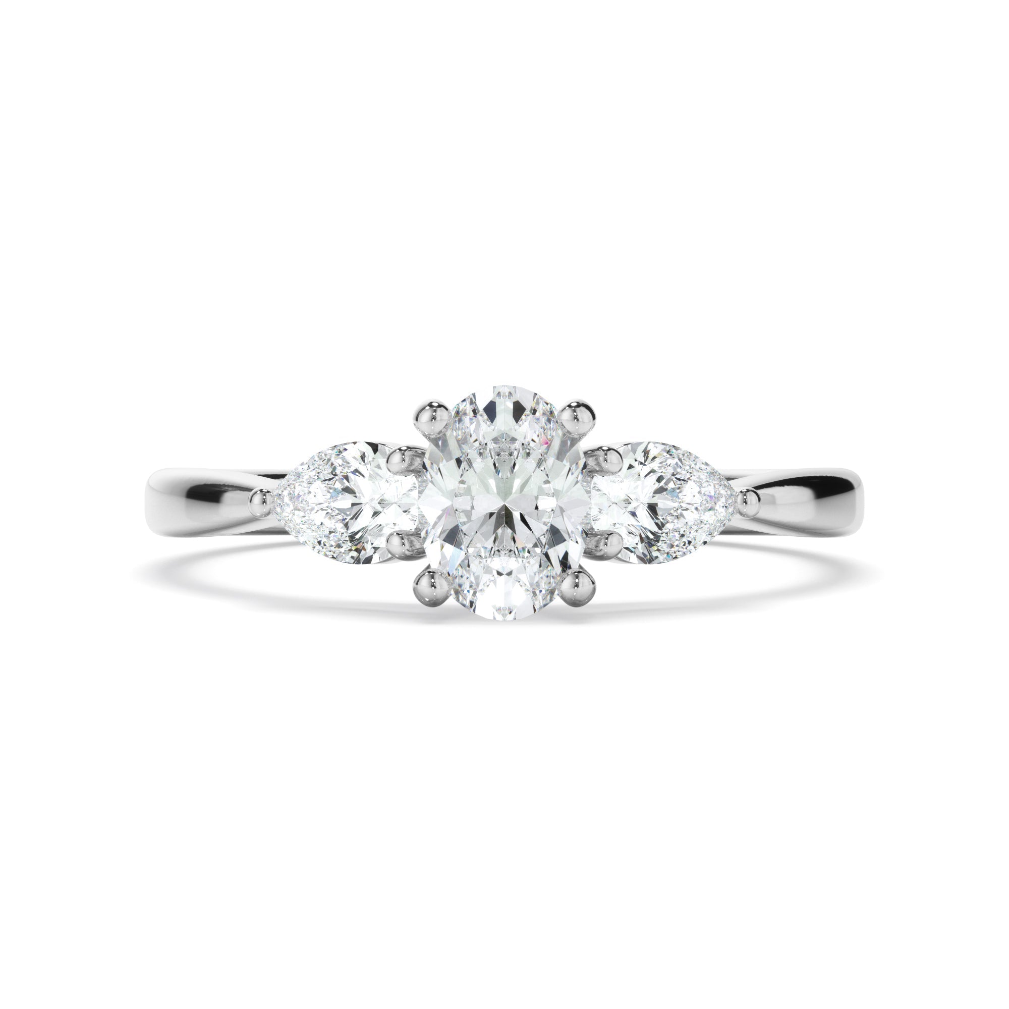 0.85ct Oval Cut Laboratory-Grown Diamond Ring
