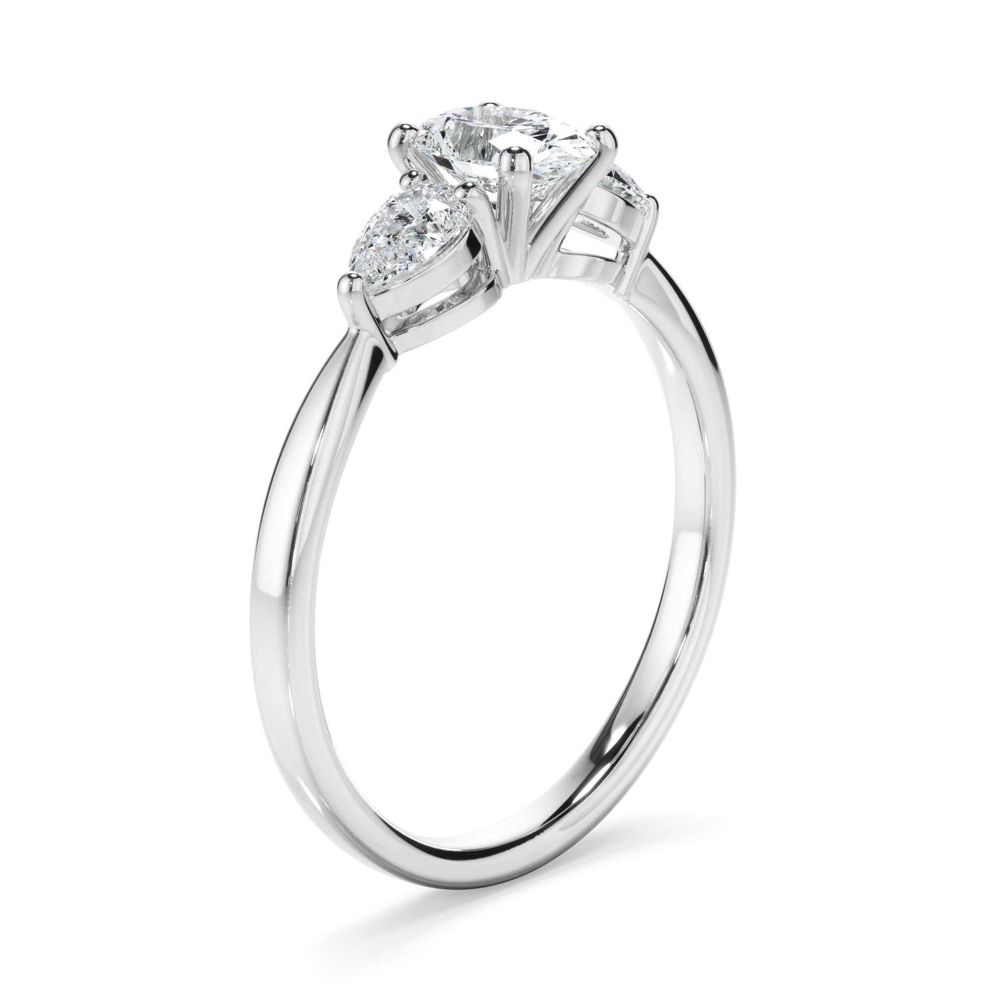 0.85ct Oval Cut Laboratory-Grown Diamond Ring