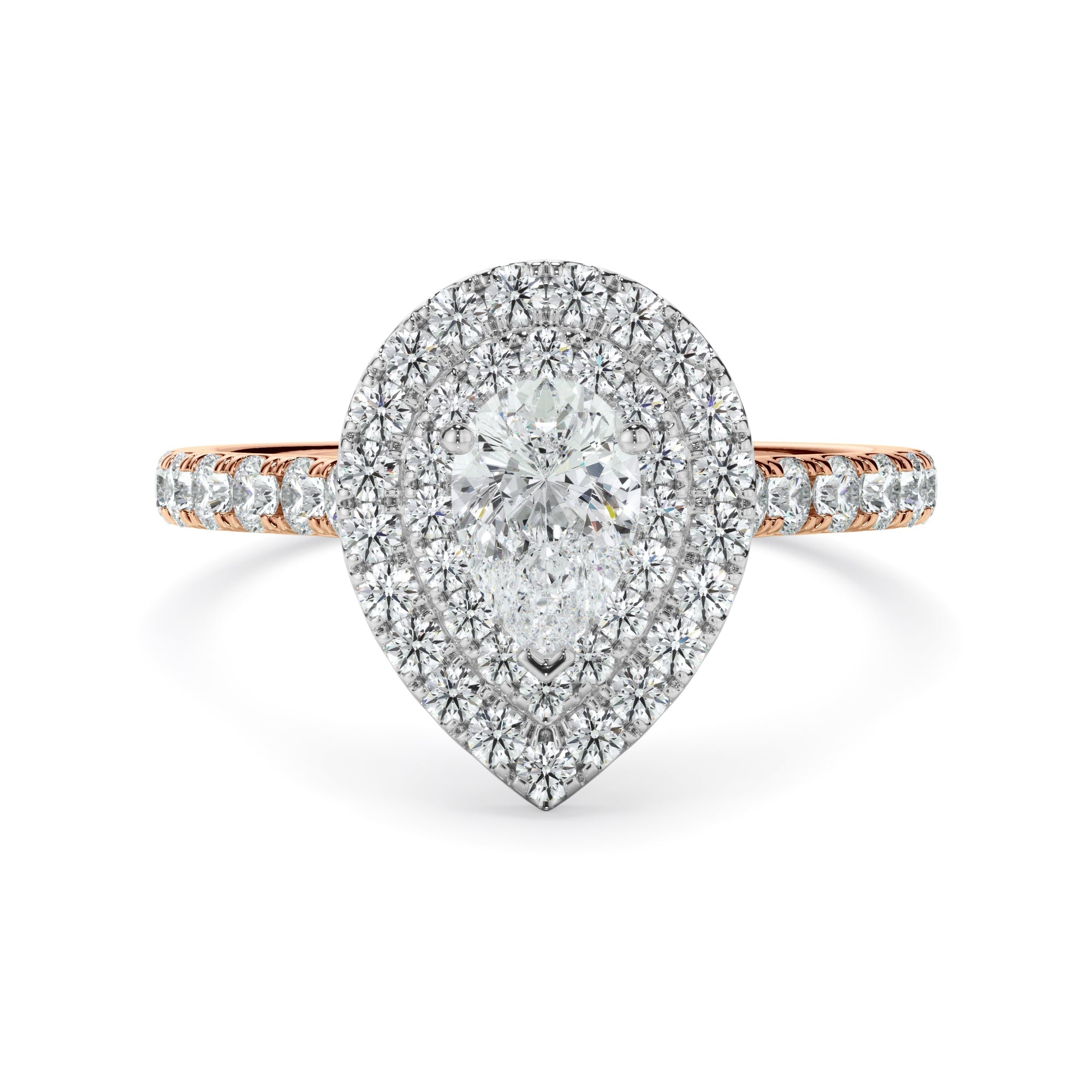 1ct Pear Cut Laboratory-Grown Diamond Ring