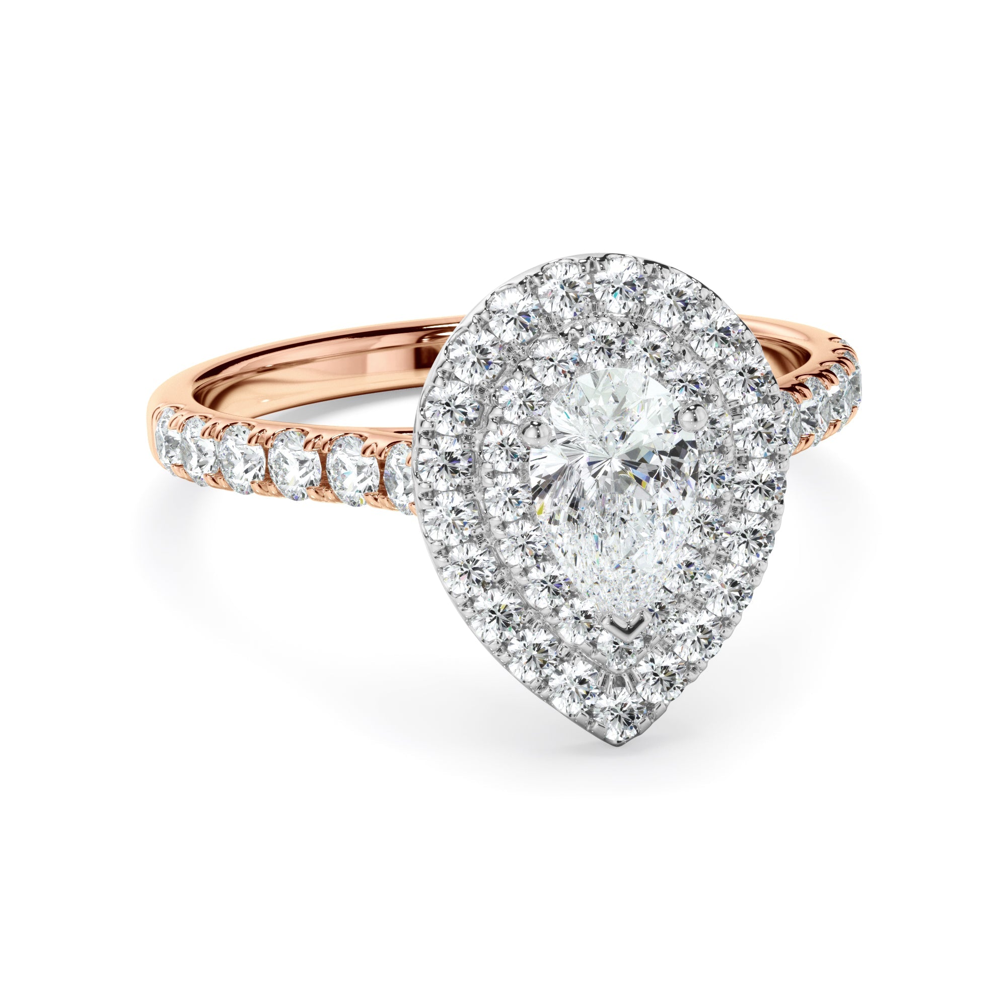 1ct Pear Cut Laboratory-Grown Diamond Ring