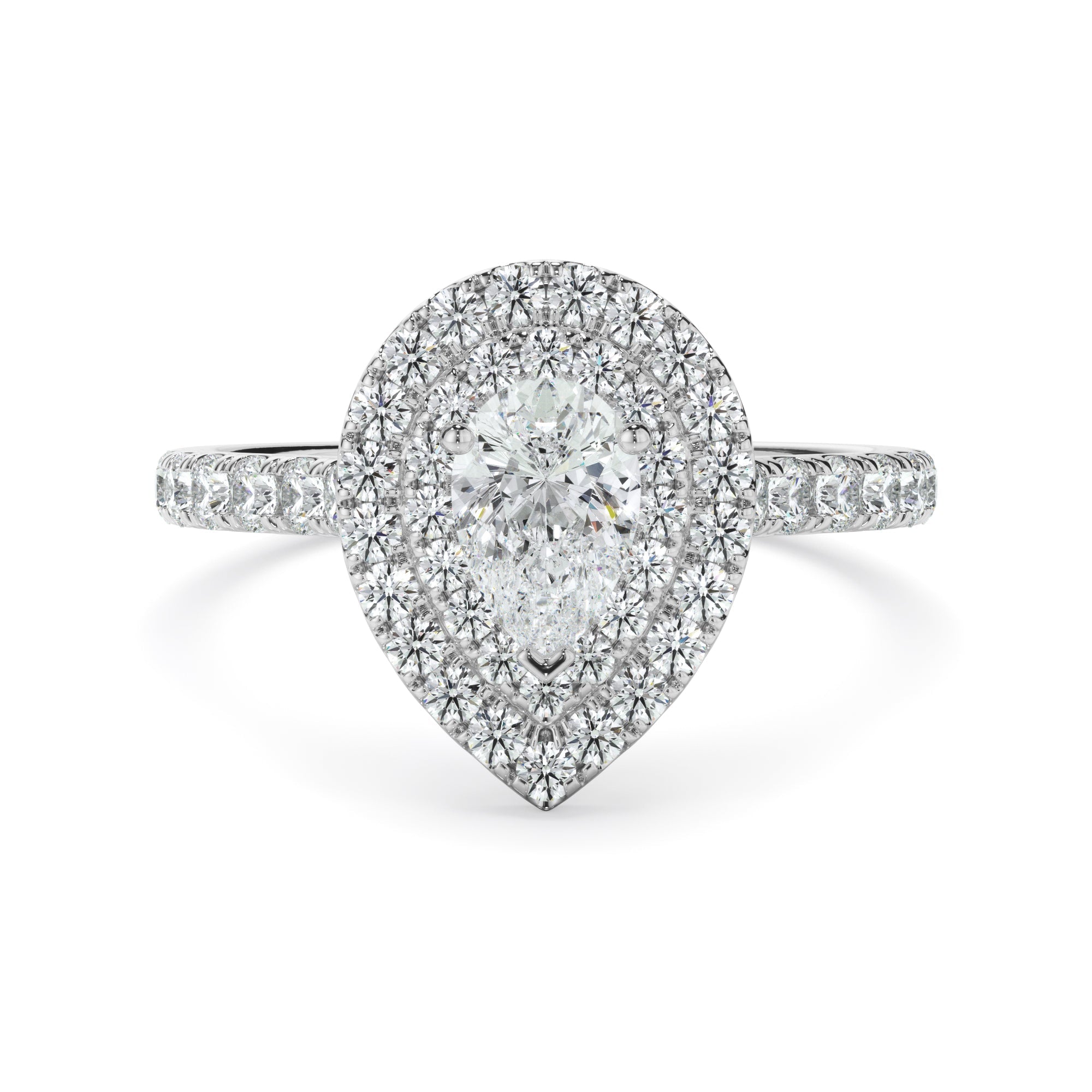 1ct Pear Cut Laboratory-Grown Diamond Ring