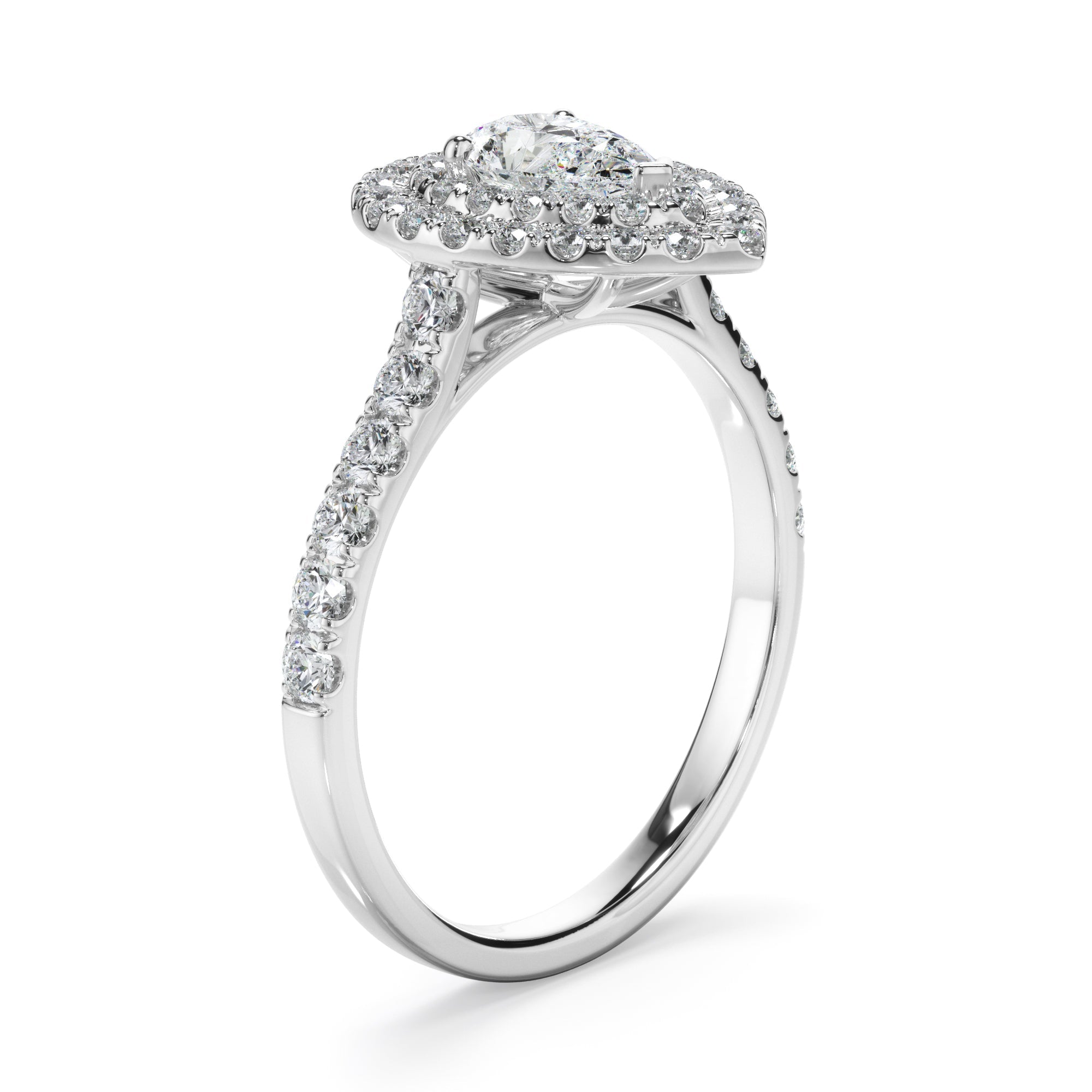 1ct Pear Cut Laboratory-Grown Diamond Ring