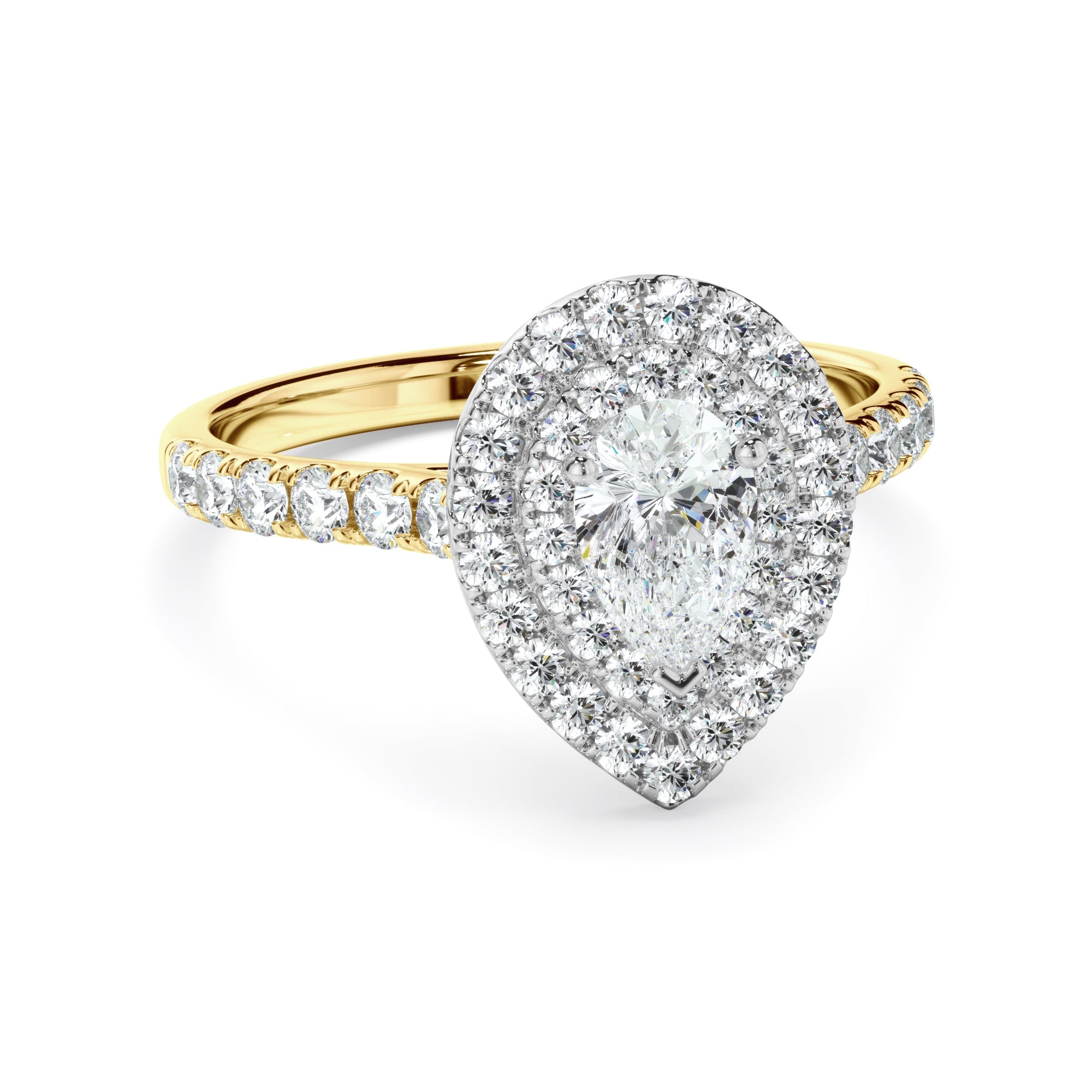1ct Pear Cut Laboratory-Grown Diamond Ring