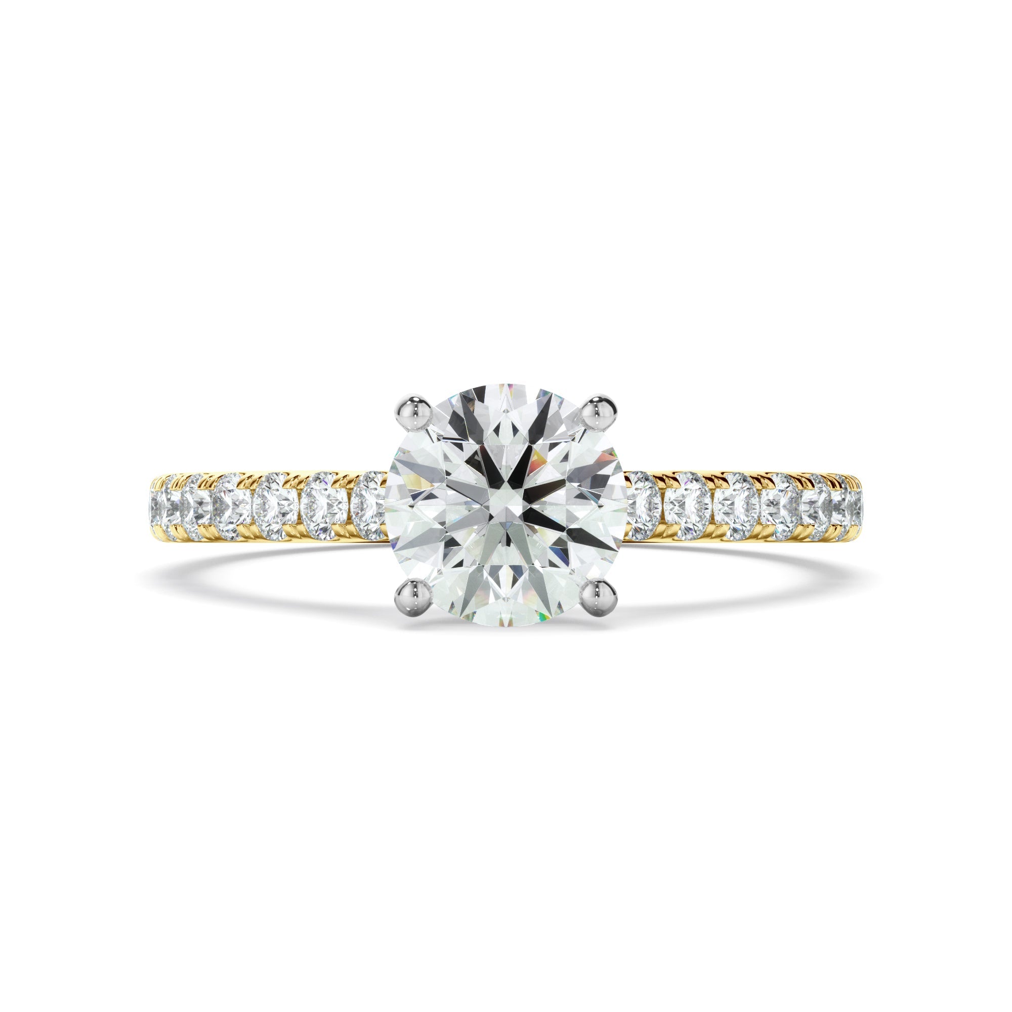 0.85ct Round Brilliant Cut Laboratory-Grown Diamond Ring