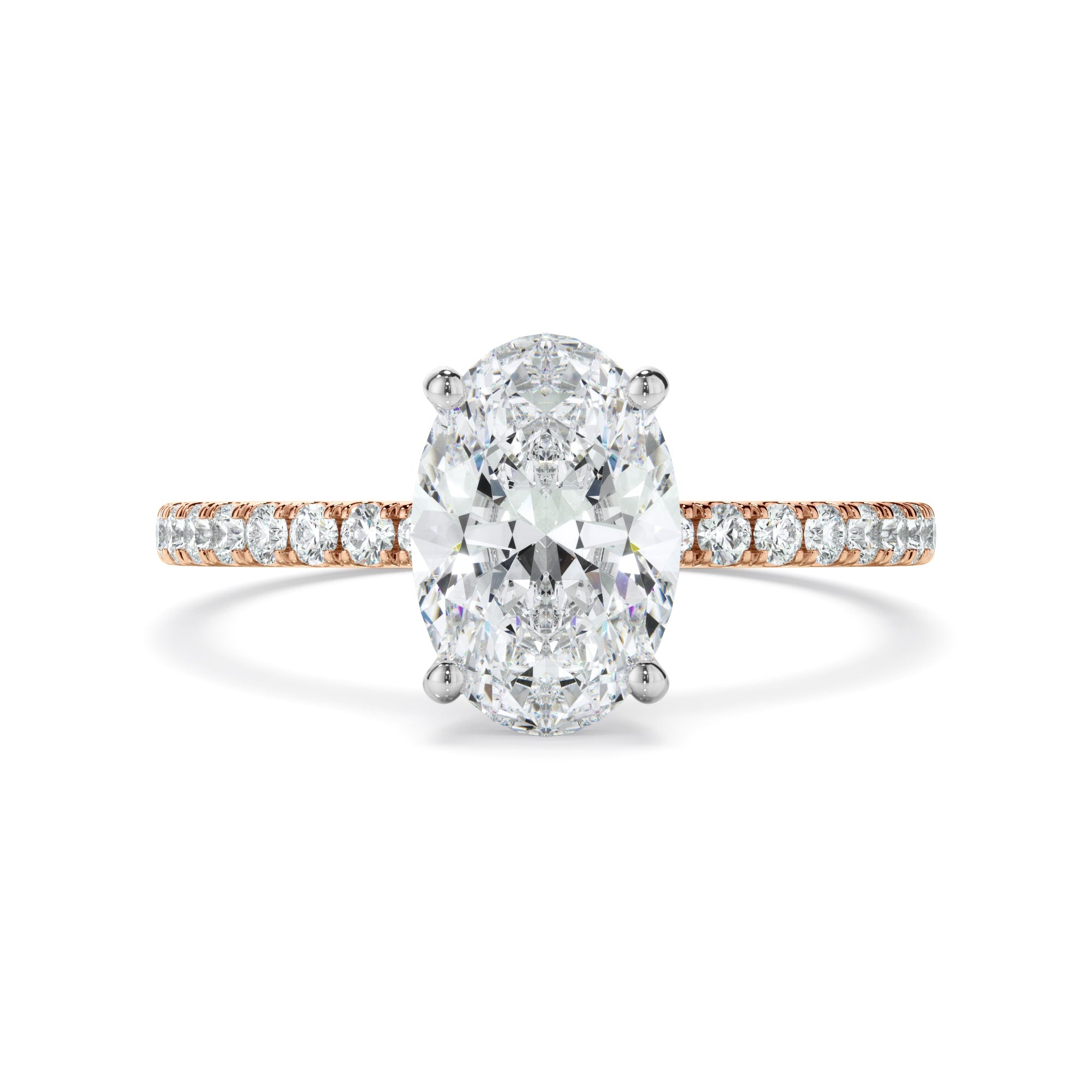 1.70ct Oval Cut Laboratory-Grown Diamond Ring