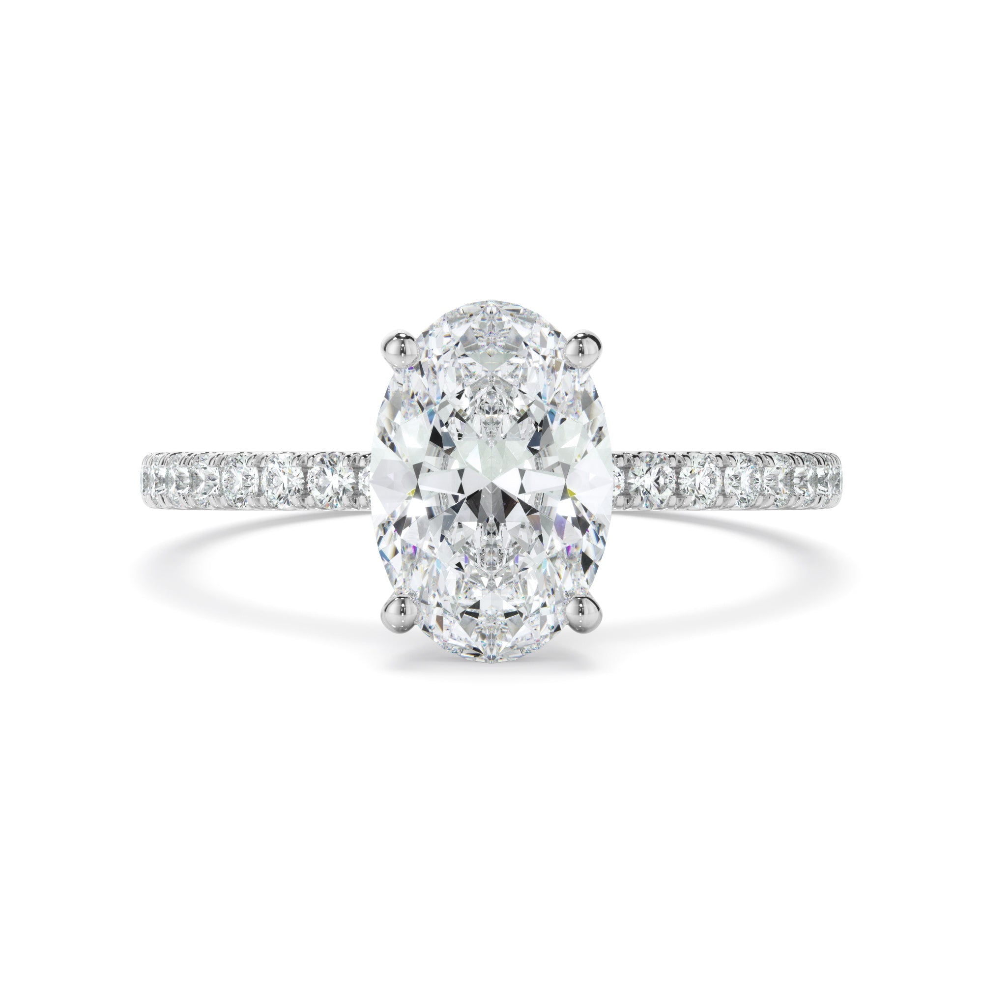 1.70ct Oval Cut Laboratory-Grown Diamond Ring