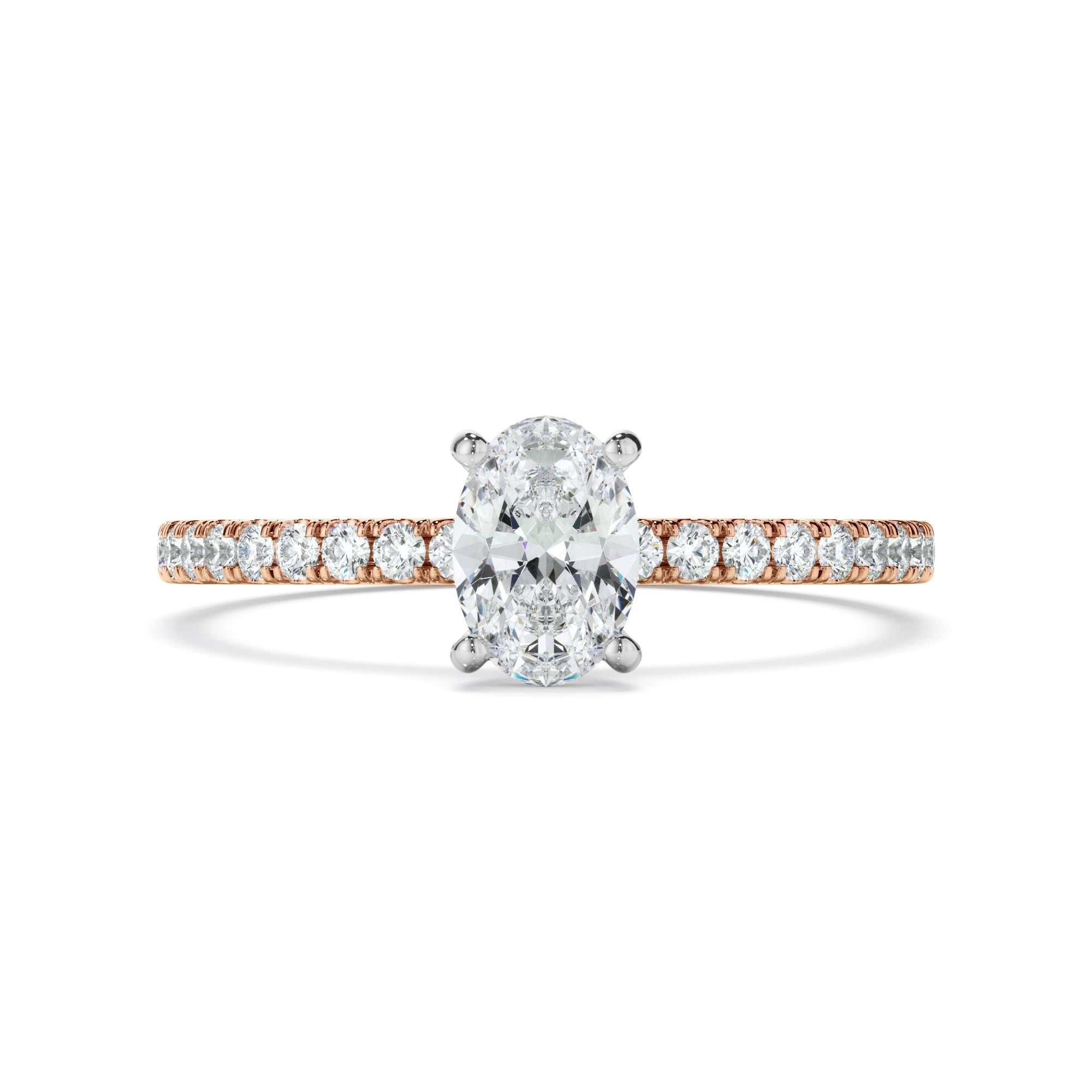 0.70ct Oval Cut Laboratory-Grown Diamond Ring