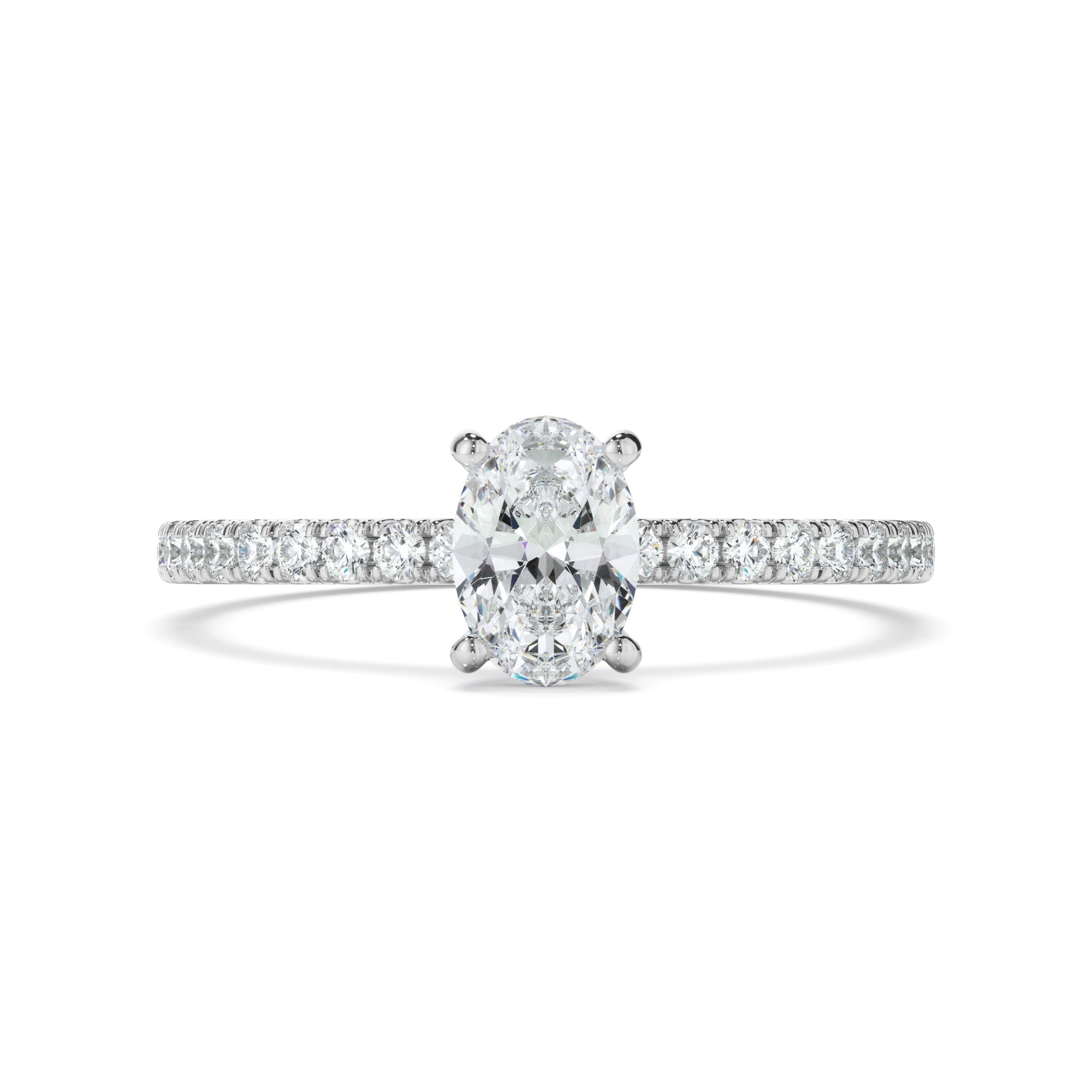0.70ct Oval Cut Laboratory-Grown Diamond Ring