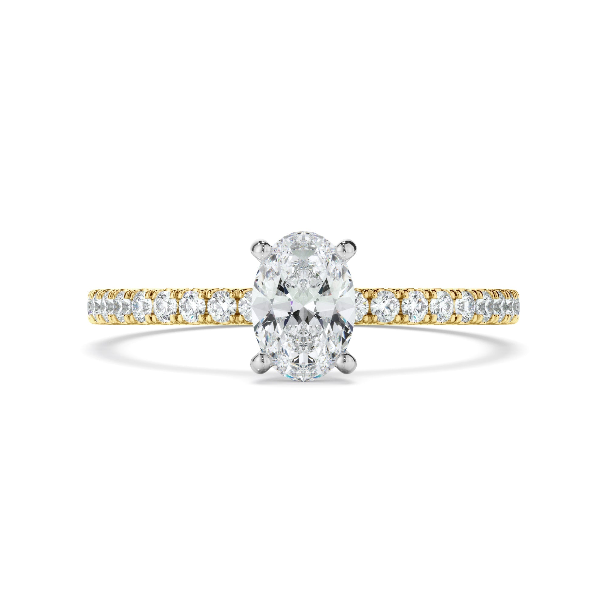 0.70ct Oval Cut Laboratory-Grown Diamond Ring