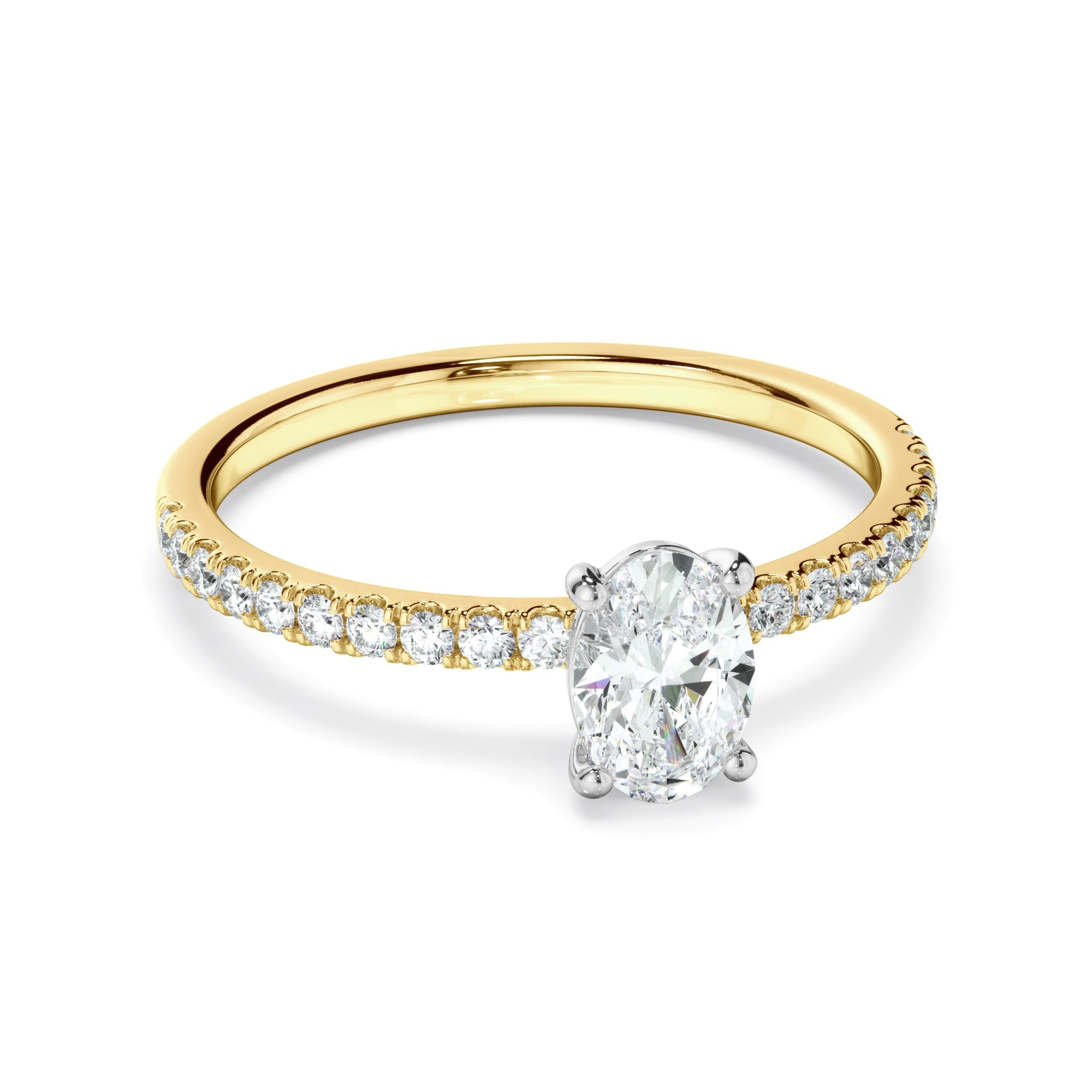 0.70ct Oval Cut Laboratory-Grown Diamond Ring